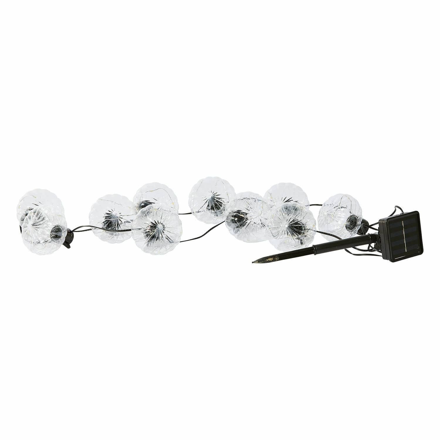 Mirabeau Lichterkette Solar-Lichterkette Lunda Sul klar/schwarz günstig online kaufen