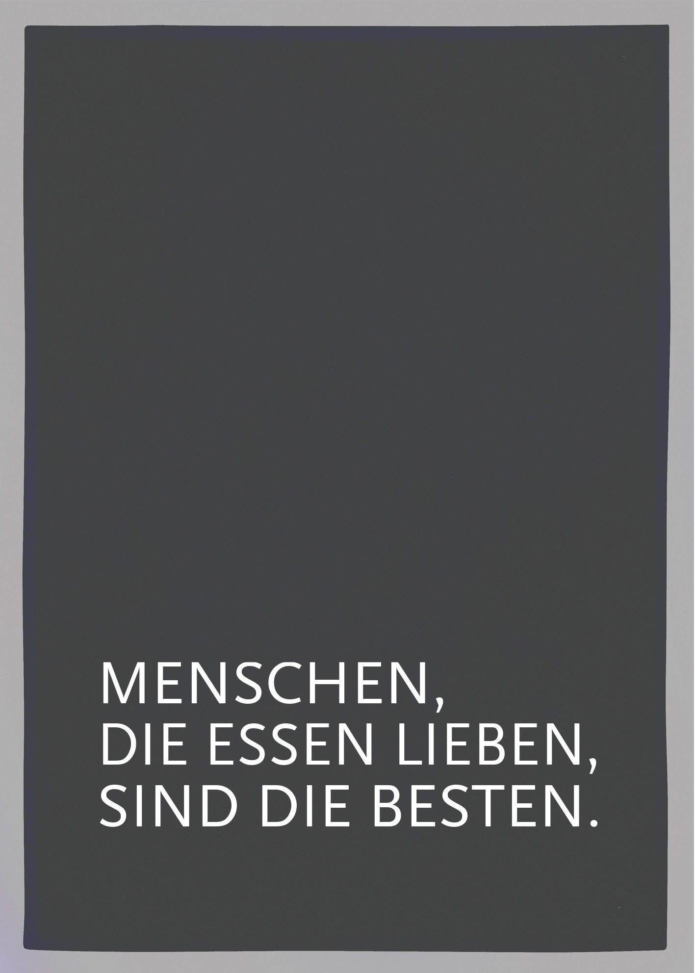 17;30 Hamburg Geschirrtuch Menschen, die Essen lieben, (1-tlg)