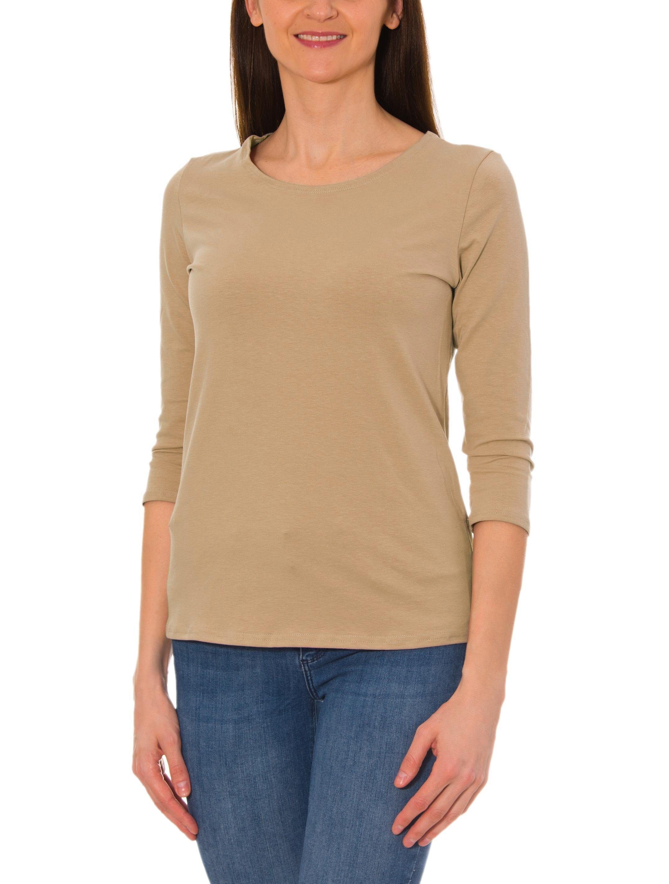 Alkato Longshirt Alkato Damen Shirt 3/4 günstig online kaufen
