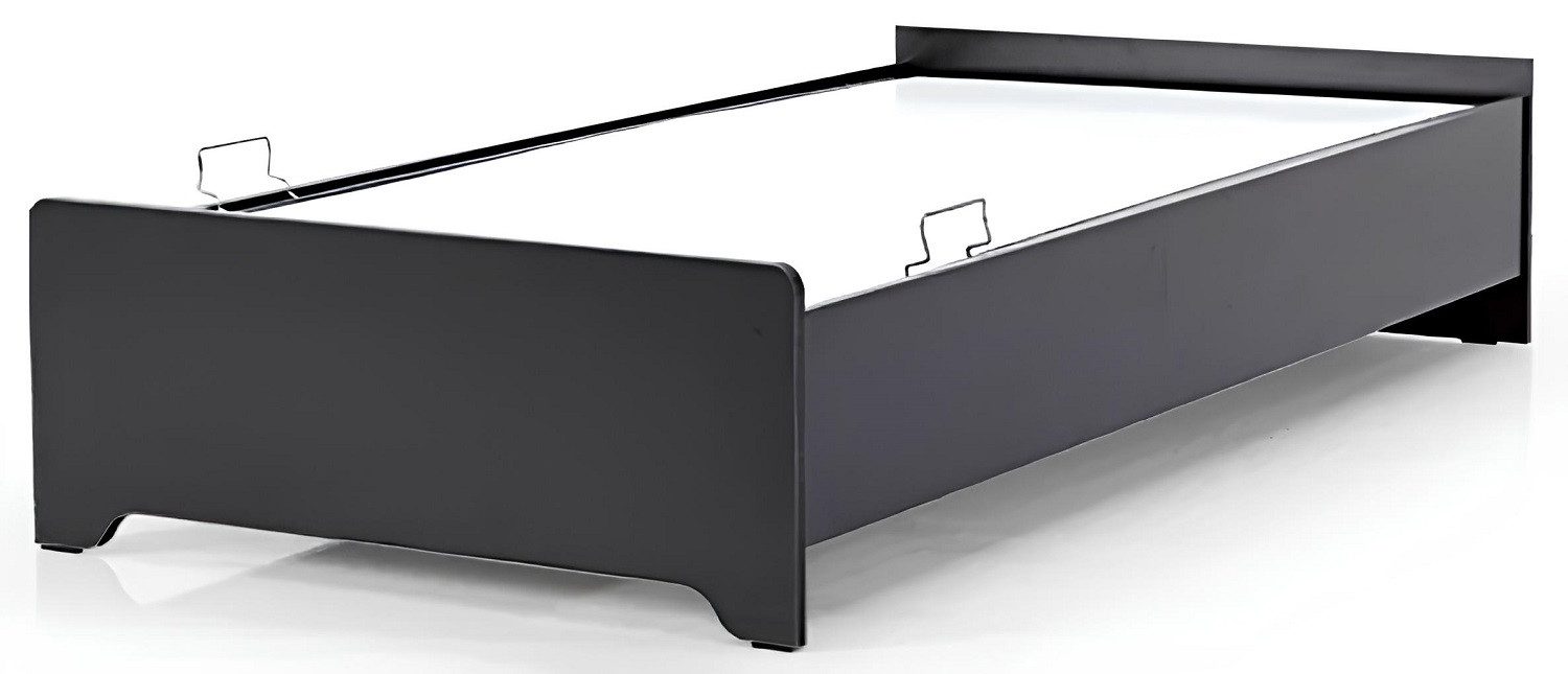 Xlmoebel Kinderbett Schwarzes Luxus Kinderbett im modernen Möbeldesign (1-tlg., Kinderbett), Hergestellt in Europa