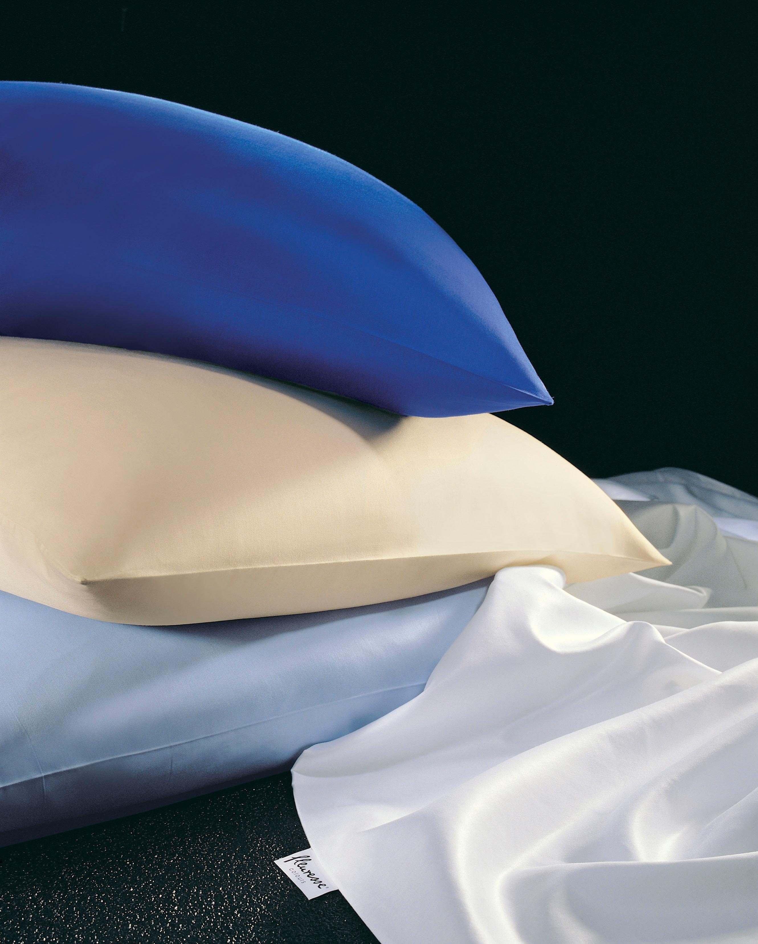 fleuresse Kissenbezug Colours Mako Satin, 100% Baumwolle, mit Reißverschluss, (2 Stück), Mako Satin, glänzend, glatt, Premium Qualität – Bild 5 von 5