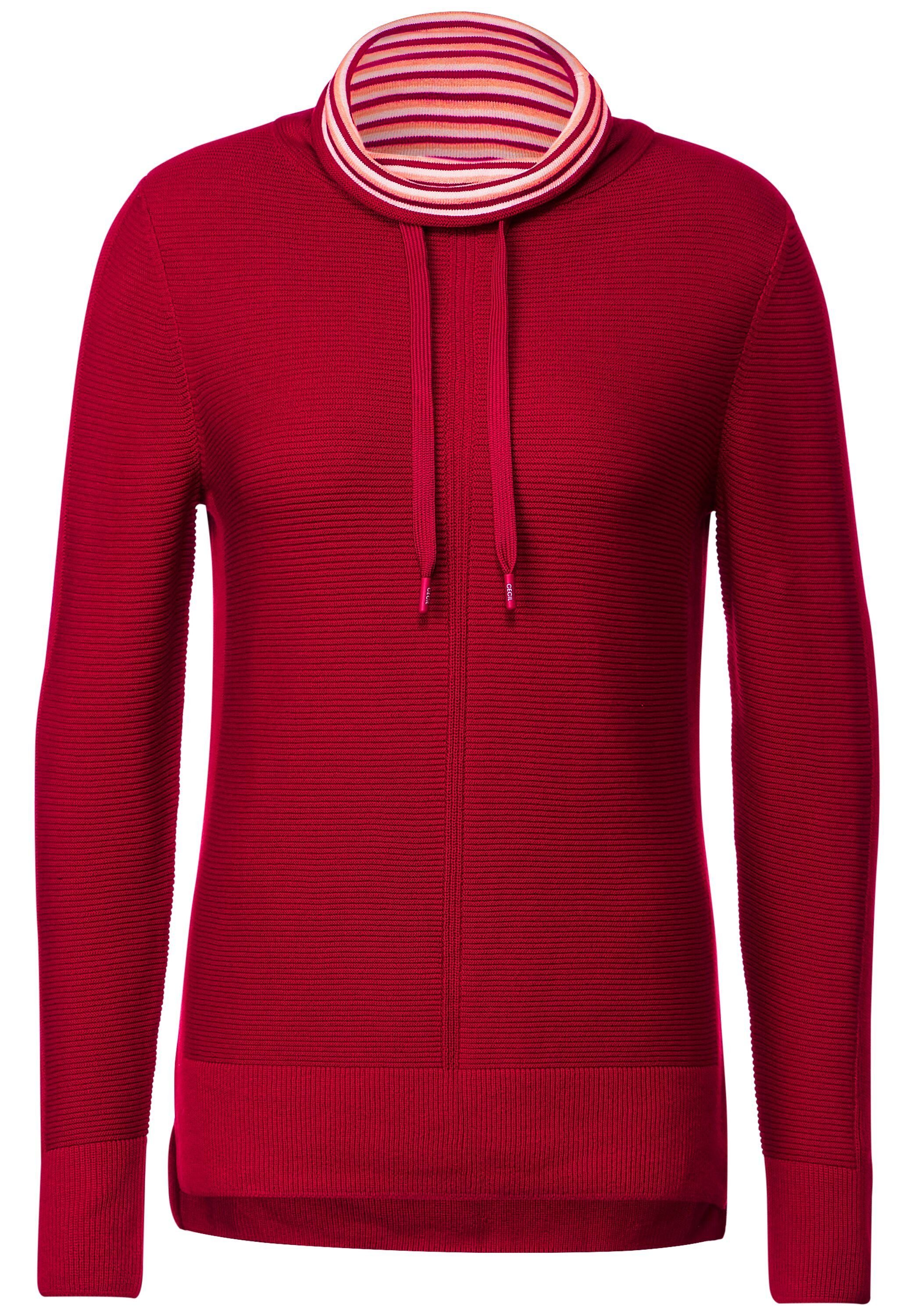 Cecil Strickpullover red casual