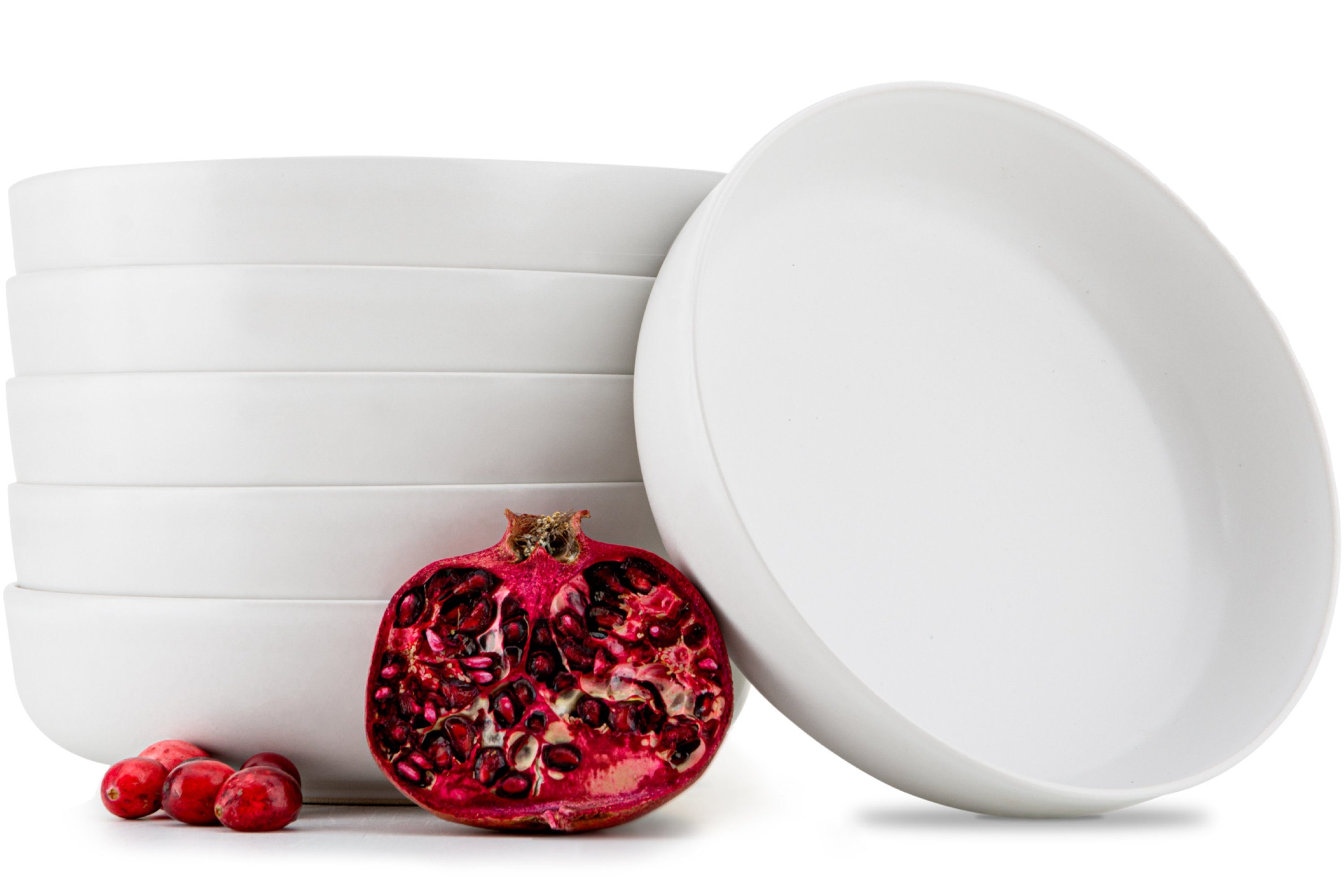 KONSIMO® Teller-Set VICTO Tafelservice hergestellt in der EU (6-tlg), 6 Personen, Steingut, spülmaschinengeeignet, mikrowellengeeignet, 6x Suppenteller