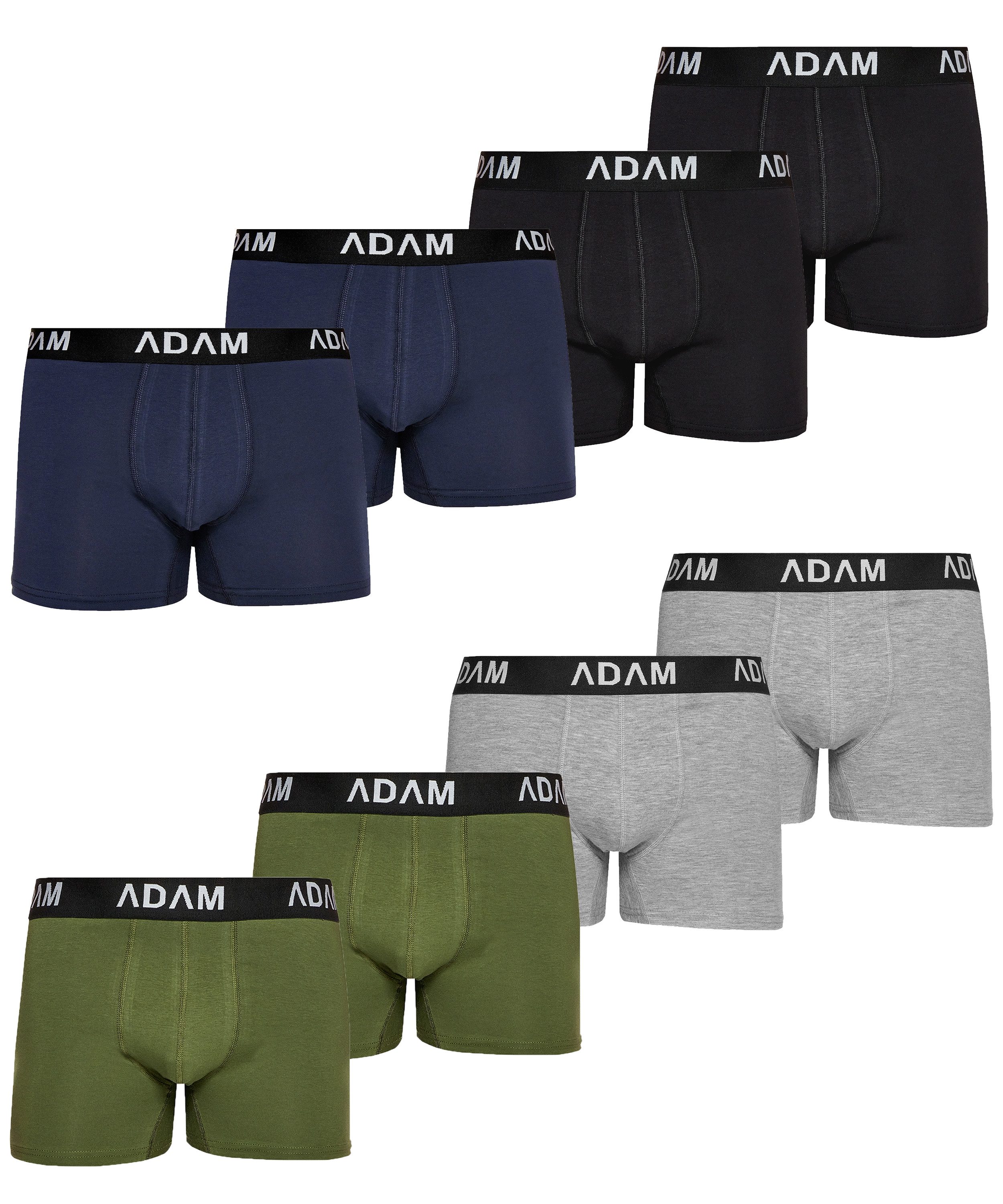 8er Schw-Navy-Grau-Oliv