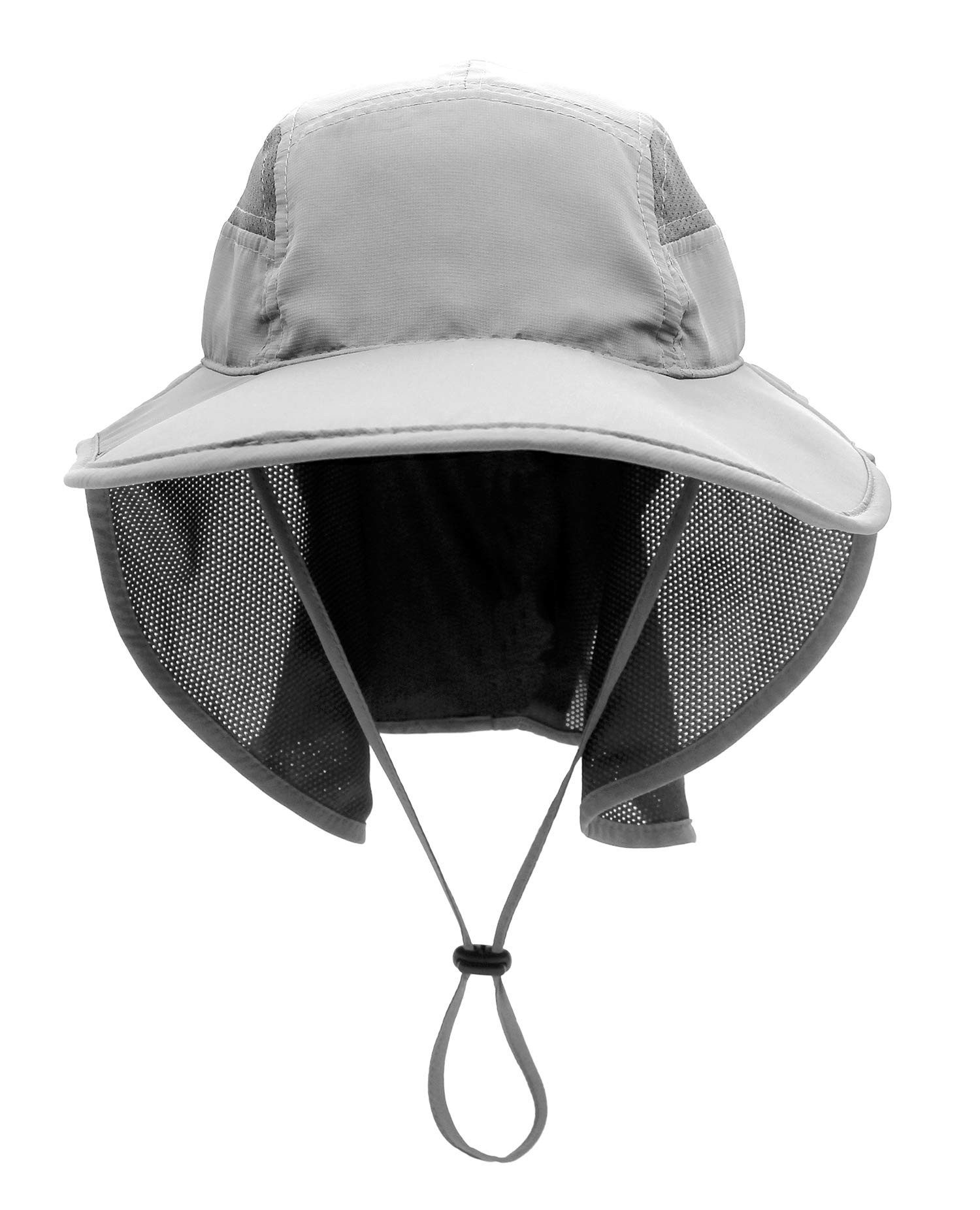 FOUORTUNATE-BEE Sonnenhut Sonnenhut mit Nackenschutz UV Schutz Outdoor Hut Faltbar Unisex Für Wandern Angeln Strand Camping Safari und Outdoor Reisen