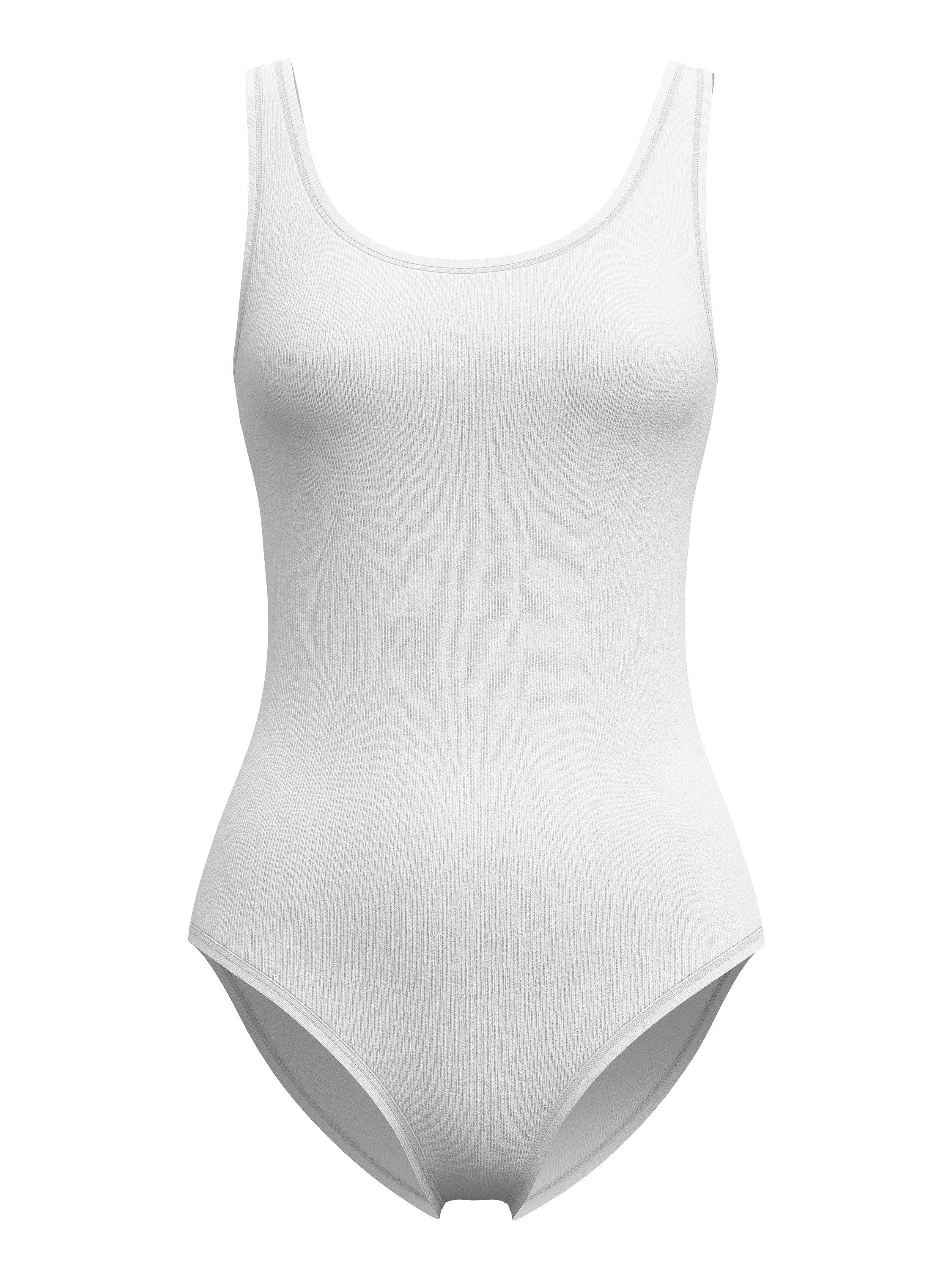 CALIDA Body Iconics Damen (1-tlg) Rippstruktur, elastisch und formstabil