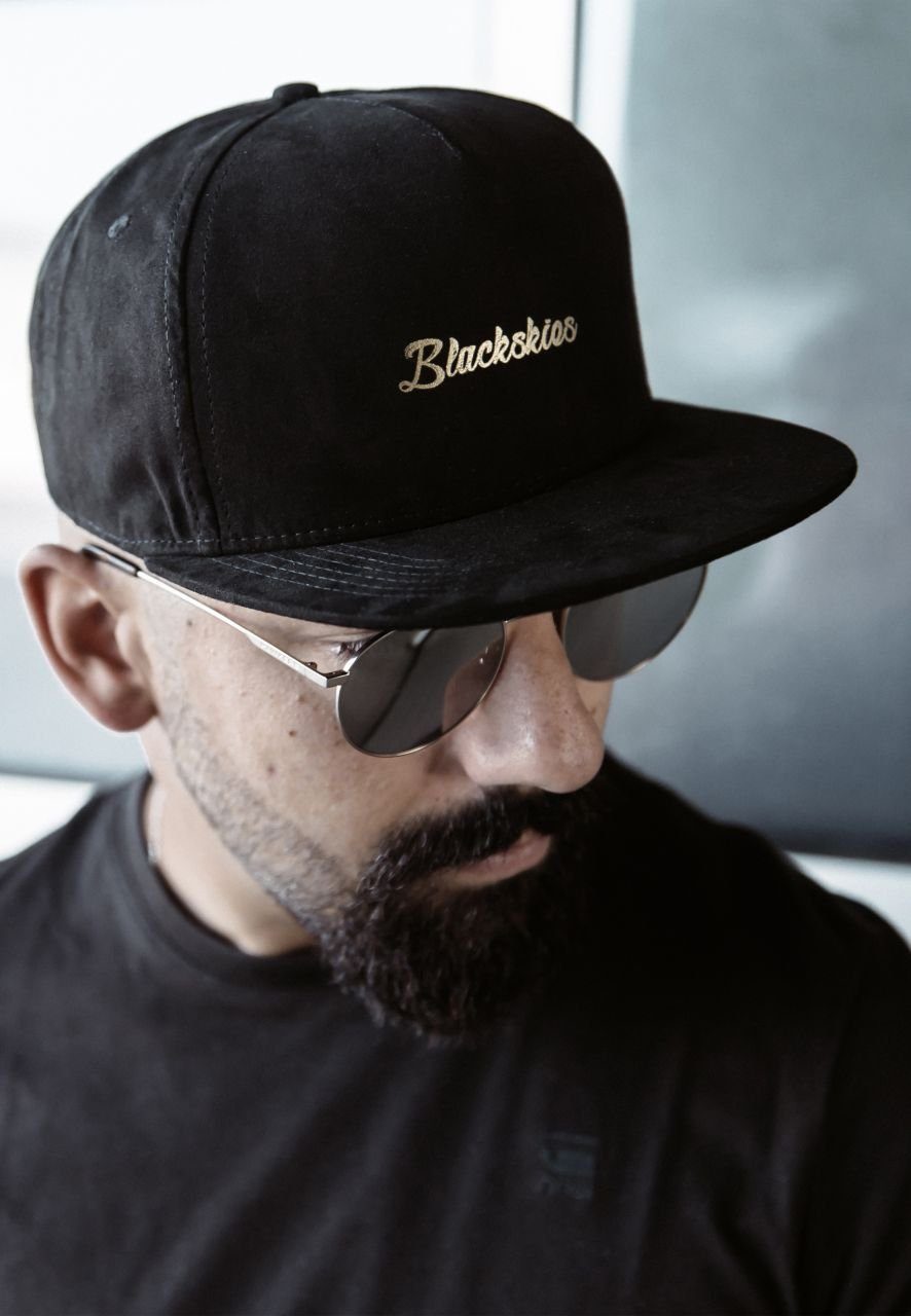 Blackskies Snapback Cap Aegean Snapback Cap - Schwarz-Suede