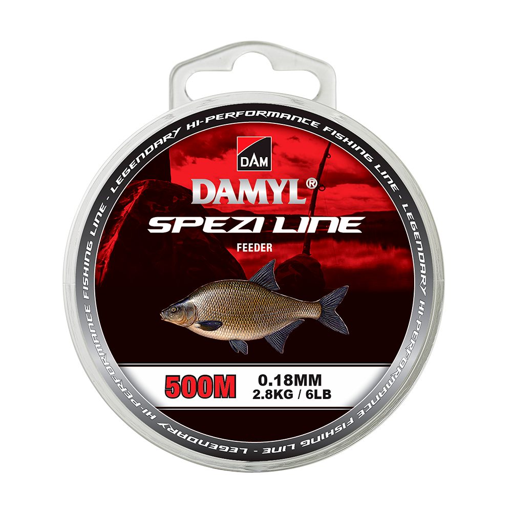 DAM Fishing Angelschnur Monofile Angelschnur Feeder - Damyl Spezi Line 500m 0,18mm - 0,25mm