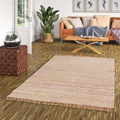 Wollteppich Baumwolle Natur Teppich Cayenne, Pergamon, Rechteckig, Höhe: 8 mm