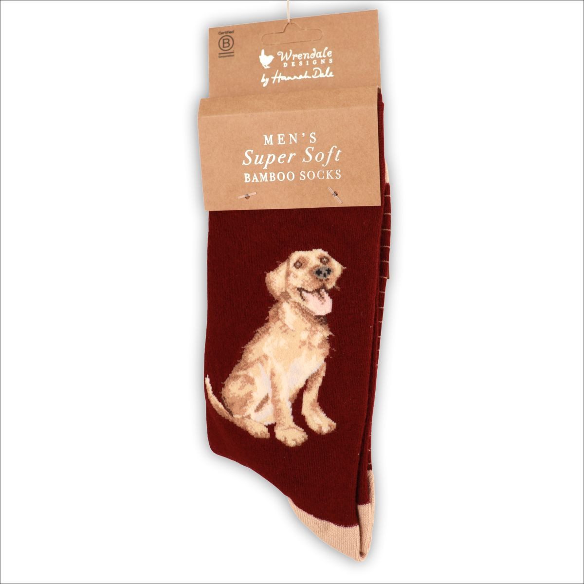 Wrendale Freizeitsocken Wrendale Designs Herren Socken Labrador Good as Gold (Paar)