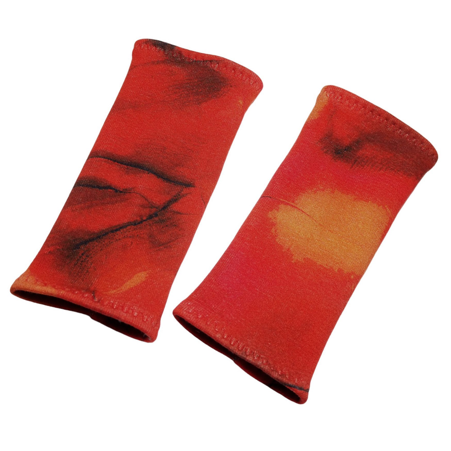 Britta Meier Armstulpen Pulswärmer Alpen-Fleece mit wunderschönen Motiven Pulswärmer in leichter, kuscheliger Qualität