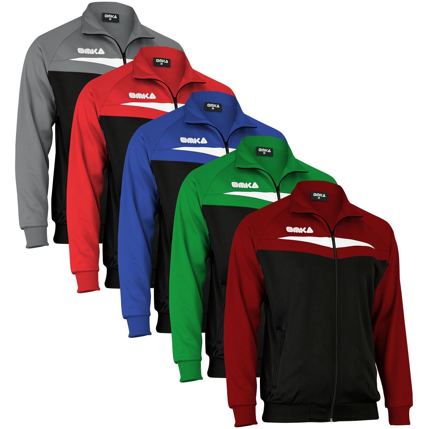 OMKA Trainingsjacke OK200J OMKA Optima Trainingsjacke Joggingjacke Sportjacke