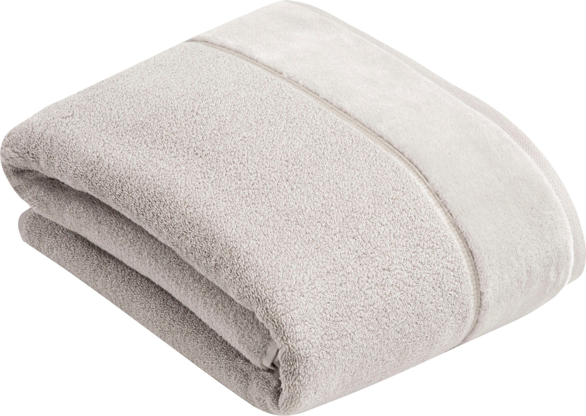 Vossen Badetuch Pure, Frottier (1-St), Baumwolle günstig online kaufen