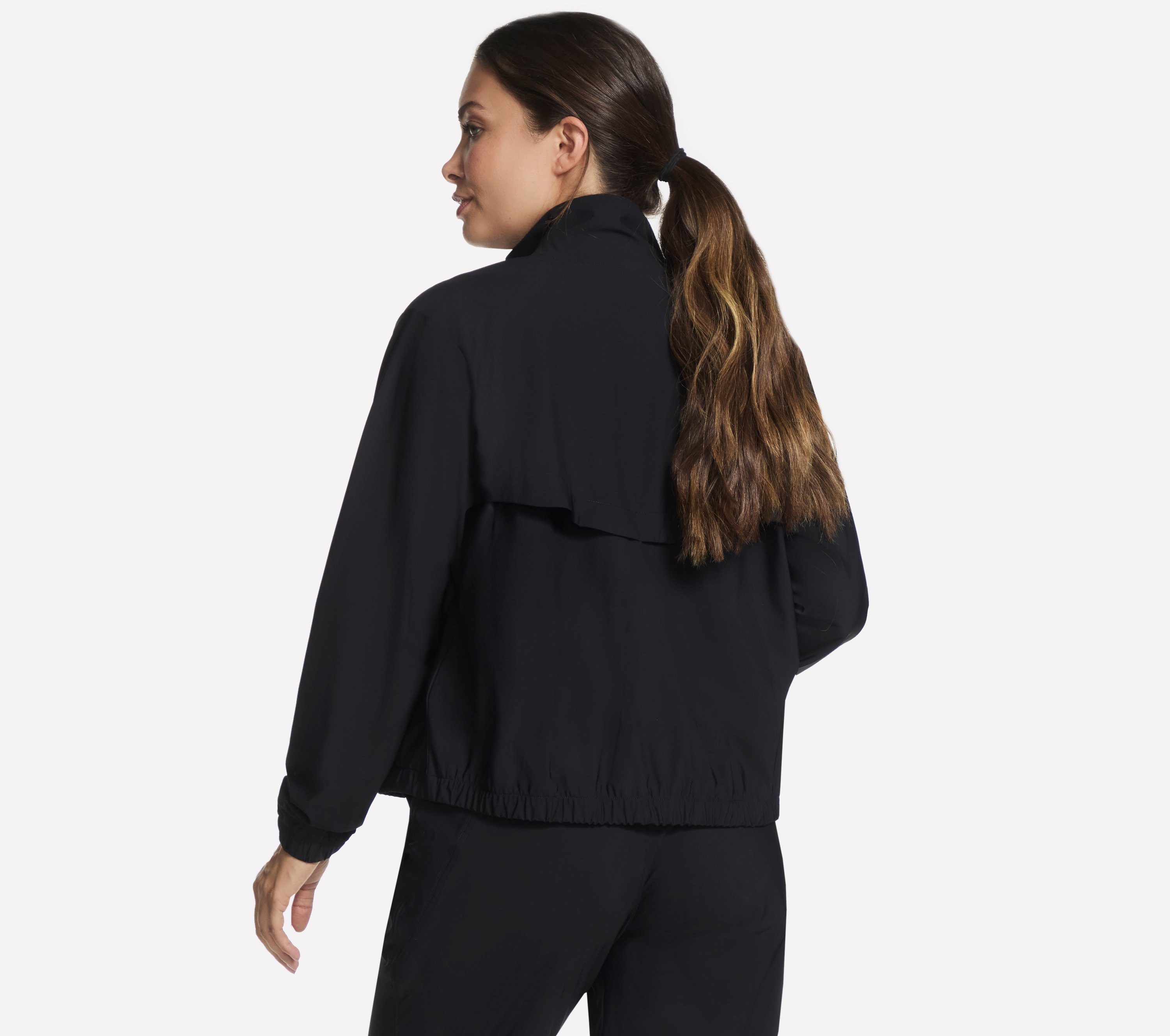 Skechers Trainingsjacke aus Nylon und Elasthan, auch in großen Größen
