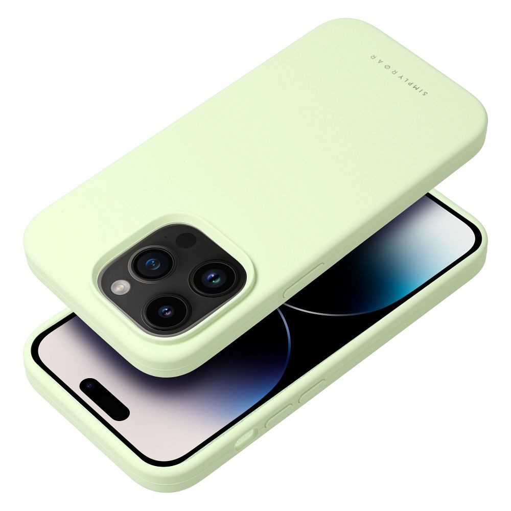 ROAR Handyhülle Cloud-Skin Case Kompatibel mit iPhone 17 Hellgrün 6,3 Zoll, Silikon Case mit Innenpolsterung und integrierter Verstärkung