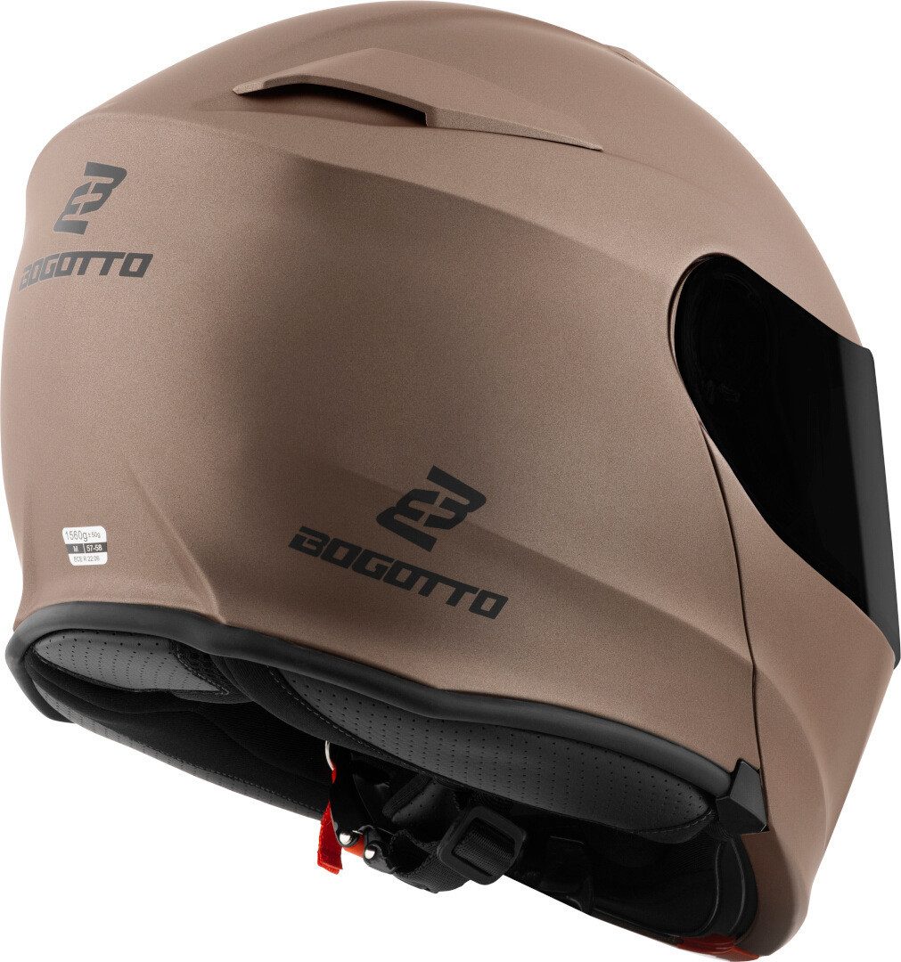 Bogotto Motorradhelm H271 BT Bluetooth Klapphelm, integriertes Kommunikationssystem,geeignet für Brillenträger,vorb