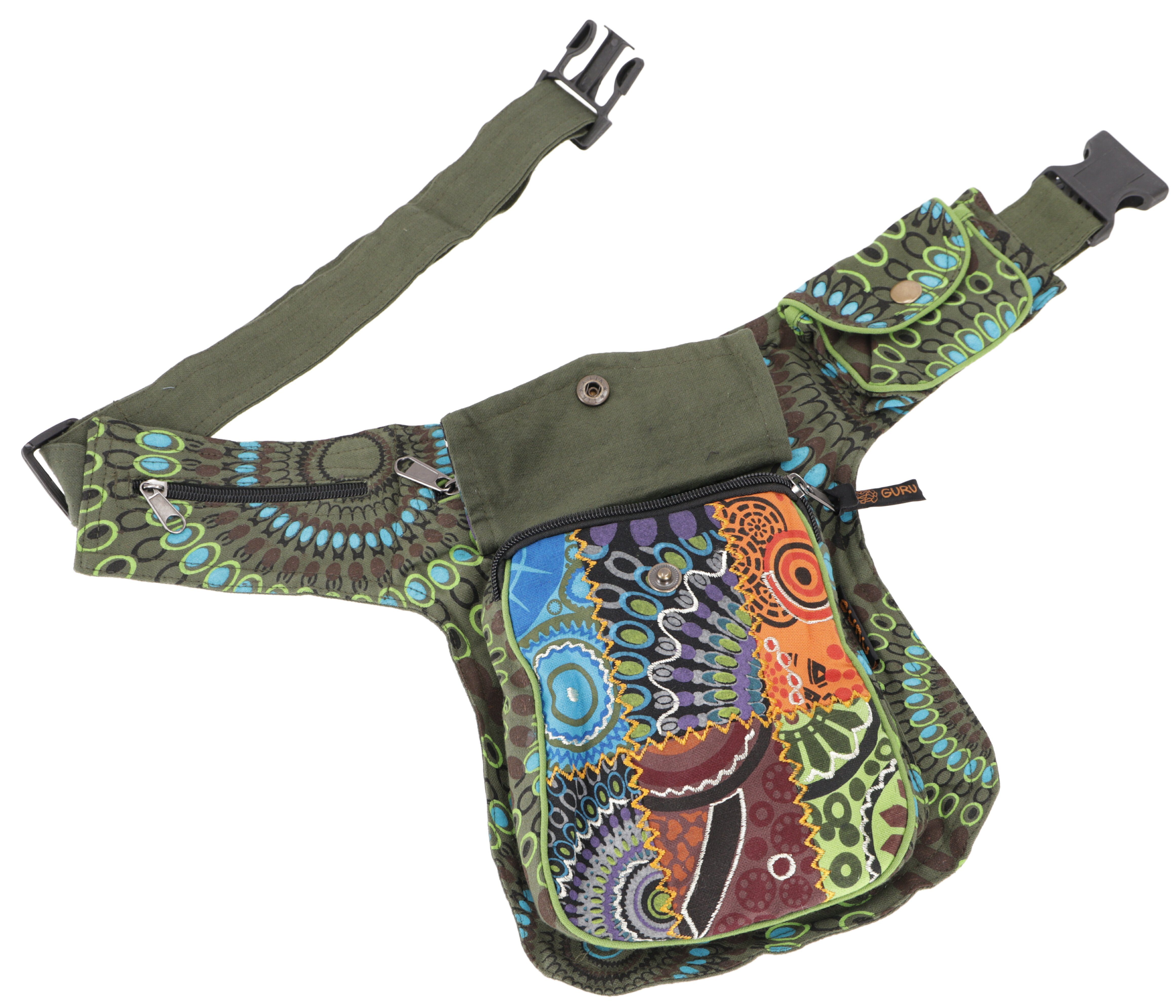 Guru-Shop Gürteltasche Stoff Sidebag & Patchwork günstig online kaufen