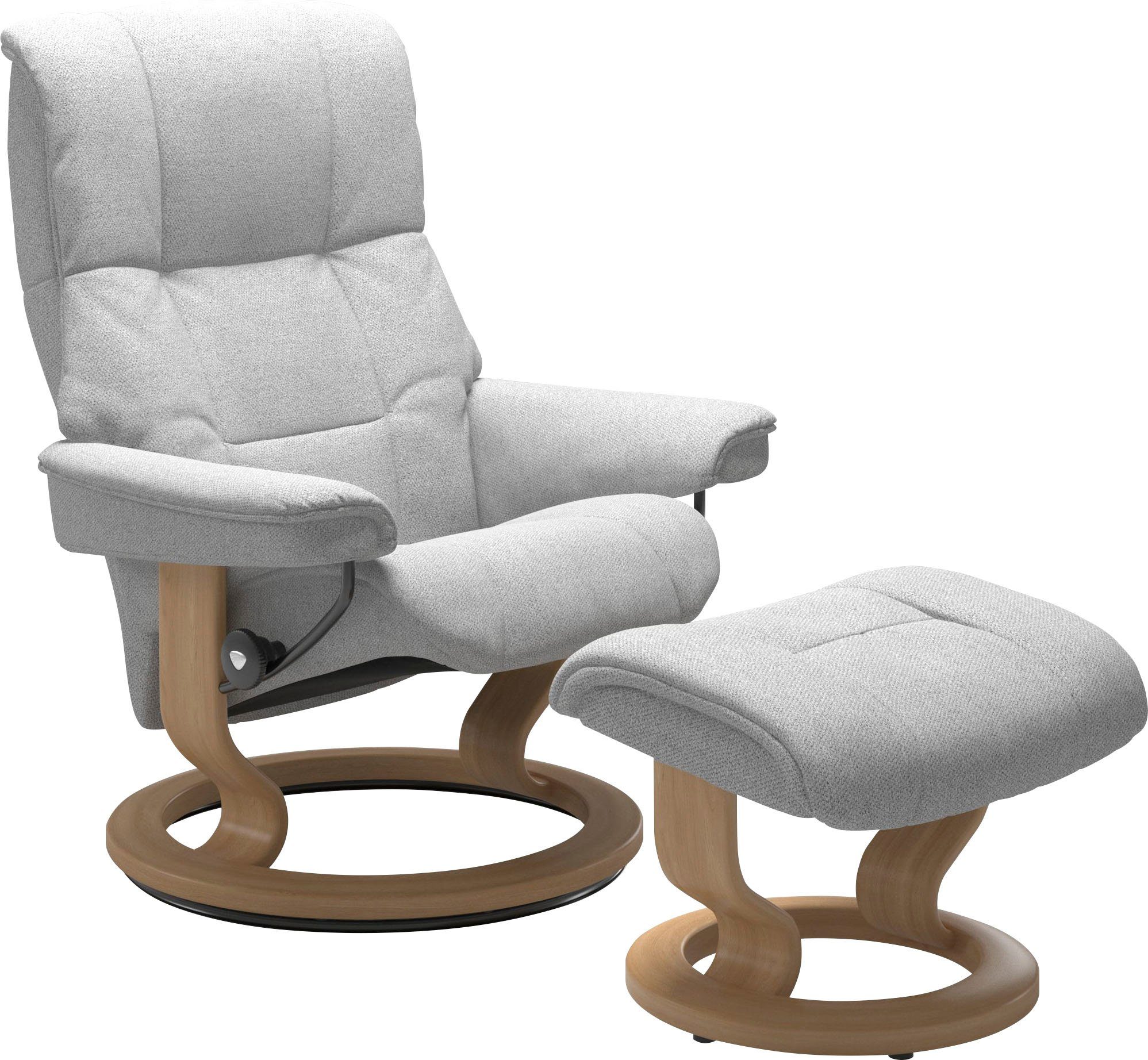 mit mit Größe Hocker), Relaxsessel Hocker, Mayfair M Base, Gestell mit Stressless® Classic Eiche Relaxsessel (Set, & S, L,