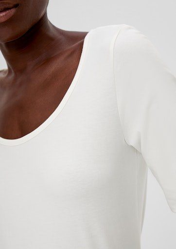 s.Oliver im WHITE cleanen Look Longsleeve