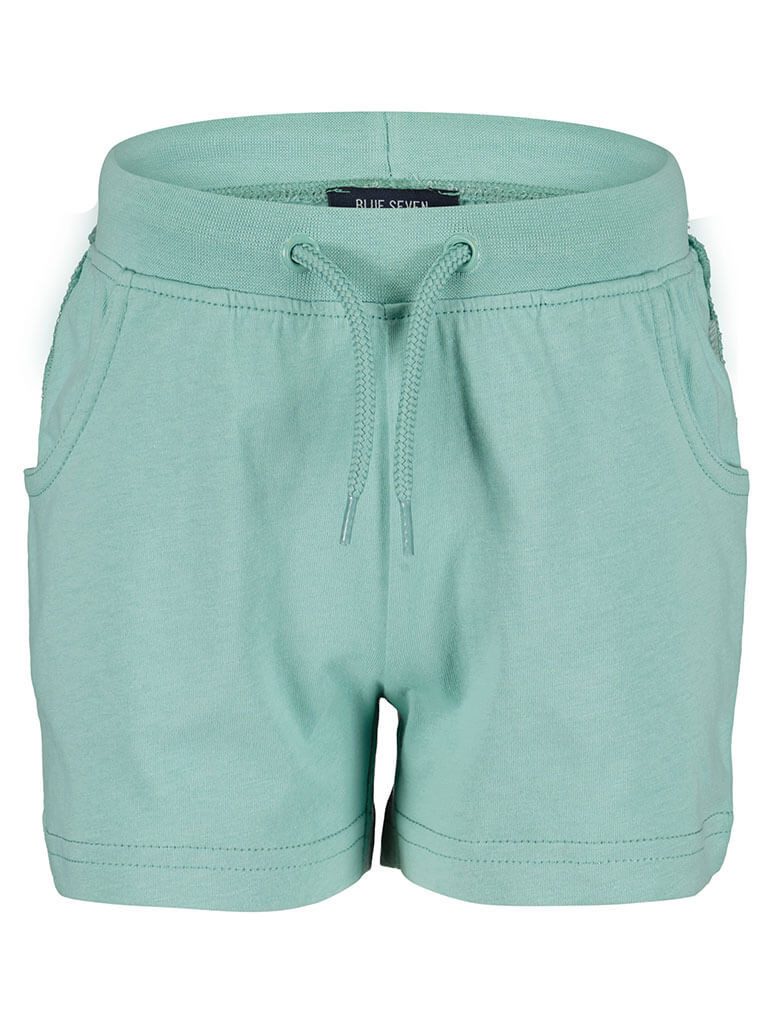 Blue Seven Sweatshorts Kinder Mädchen Shorts unifarben - Kurze Hose Sommerhose Freizeithose Elastischer Bund mit Tunnelzug, Seitentaschen, Baumwolle, Atmungsaktiv
