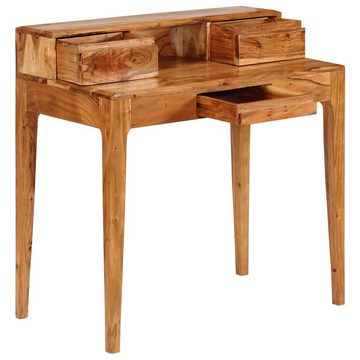 furnicato Schreibtisch mit Schubladen Massivholz 88 x 50 x 90 cm