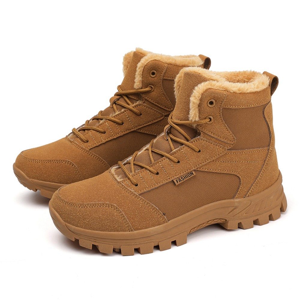 HUSK'SWARE Schneeschuhe Warm gefütterte Freizeitstiefel (Warme Wanderschuhe, High-Top-Schuhe), Warmes Innenfutter