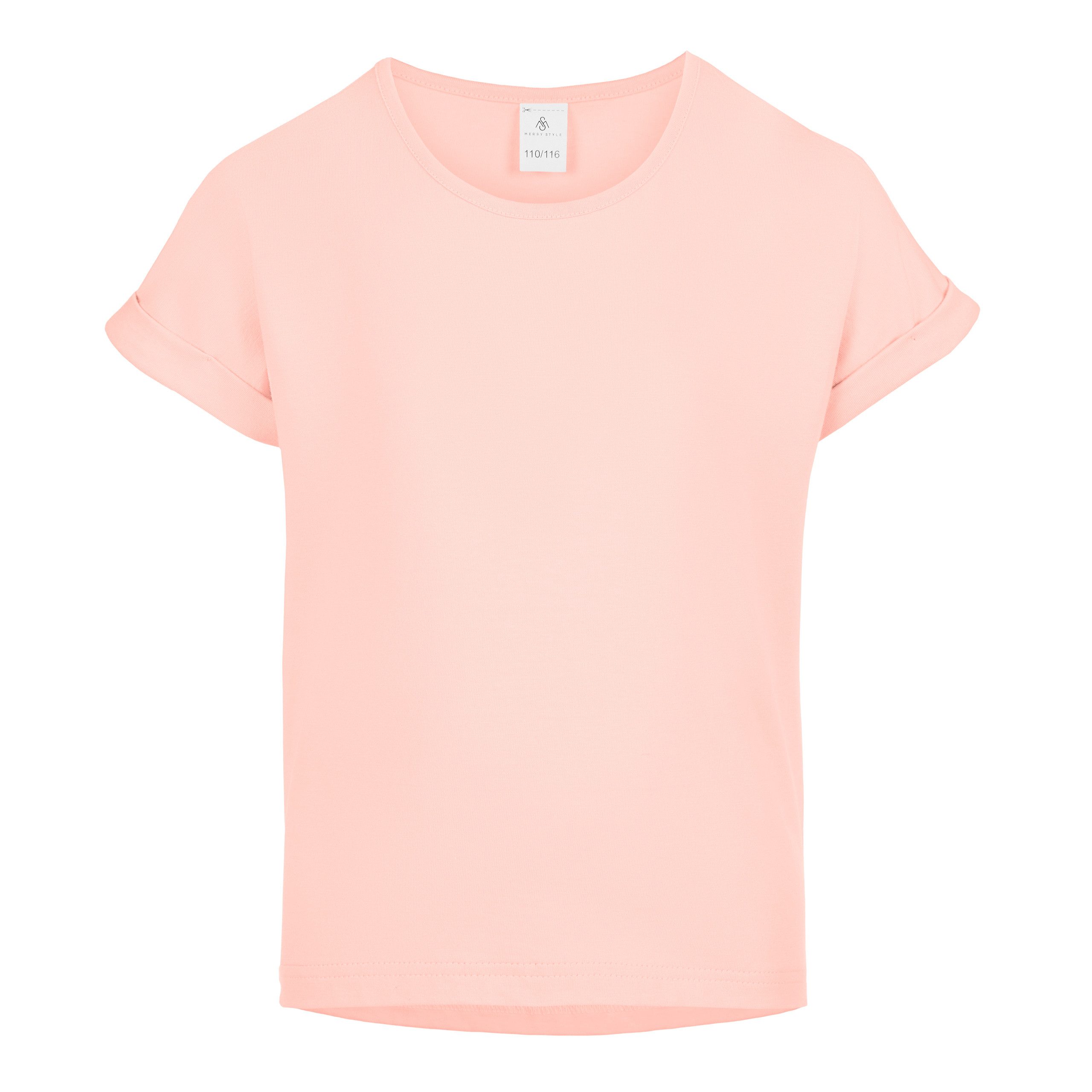Merry Style T-Shirt für Mädchen aus weicher Baumwolle MS-468 (1-tlg)