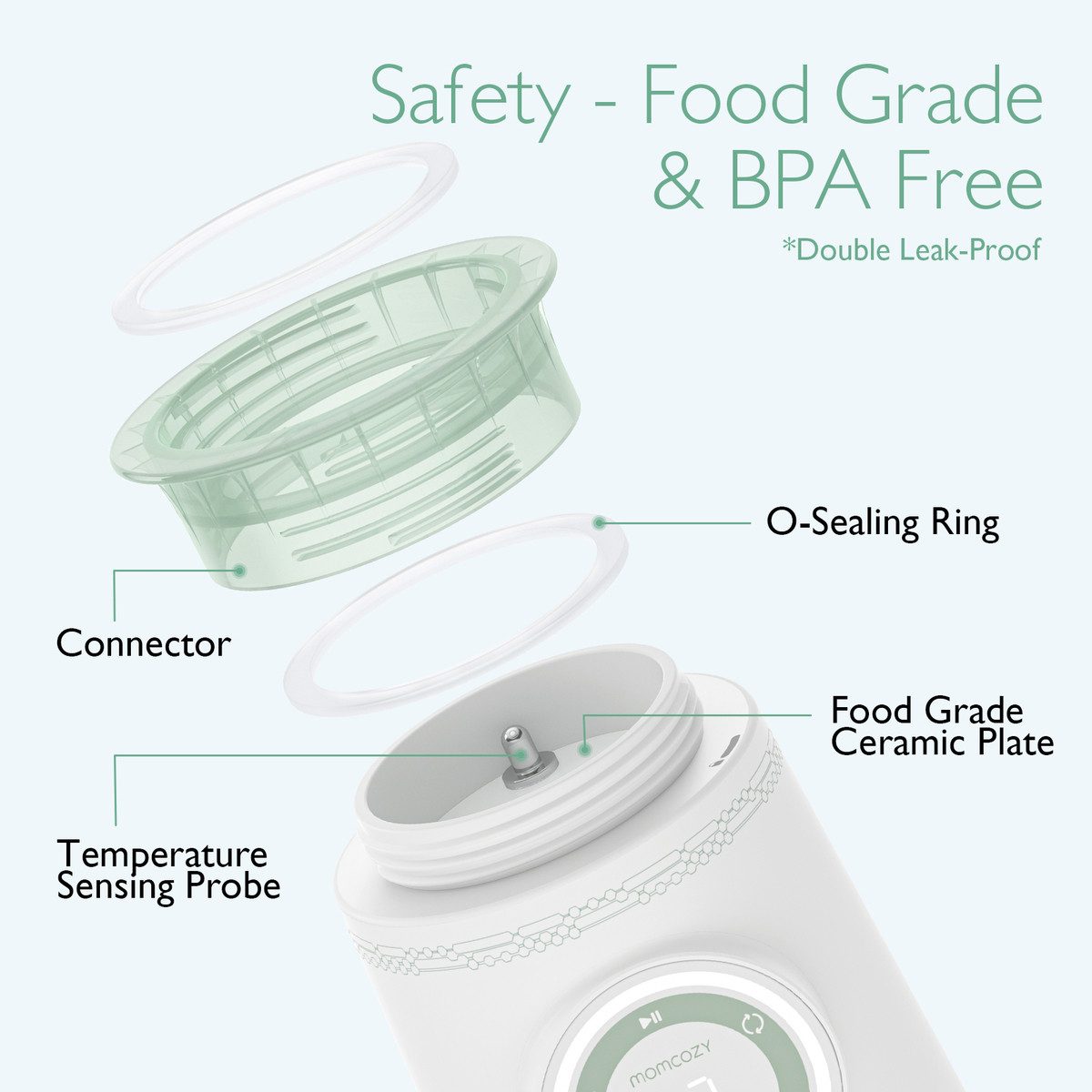 Momcozy Flaschenwärmer Portable Bottle Warmer