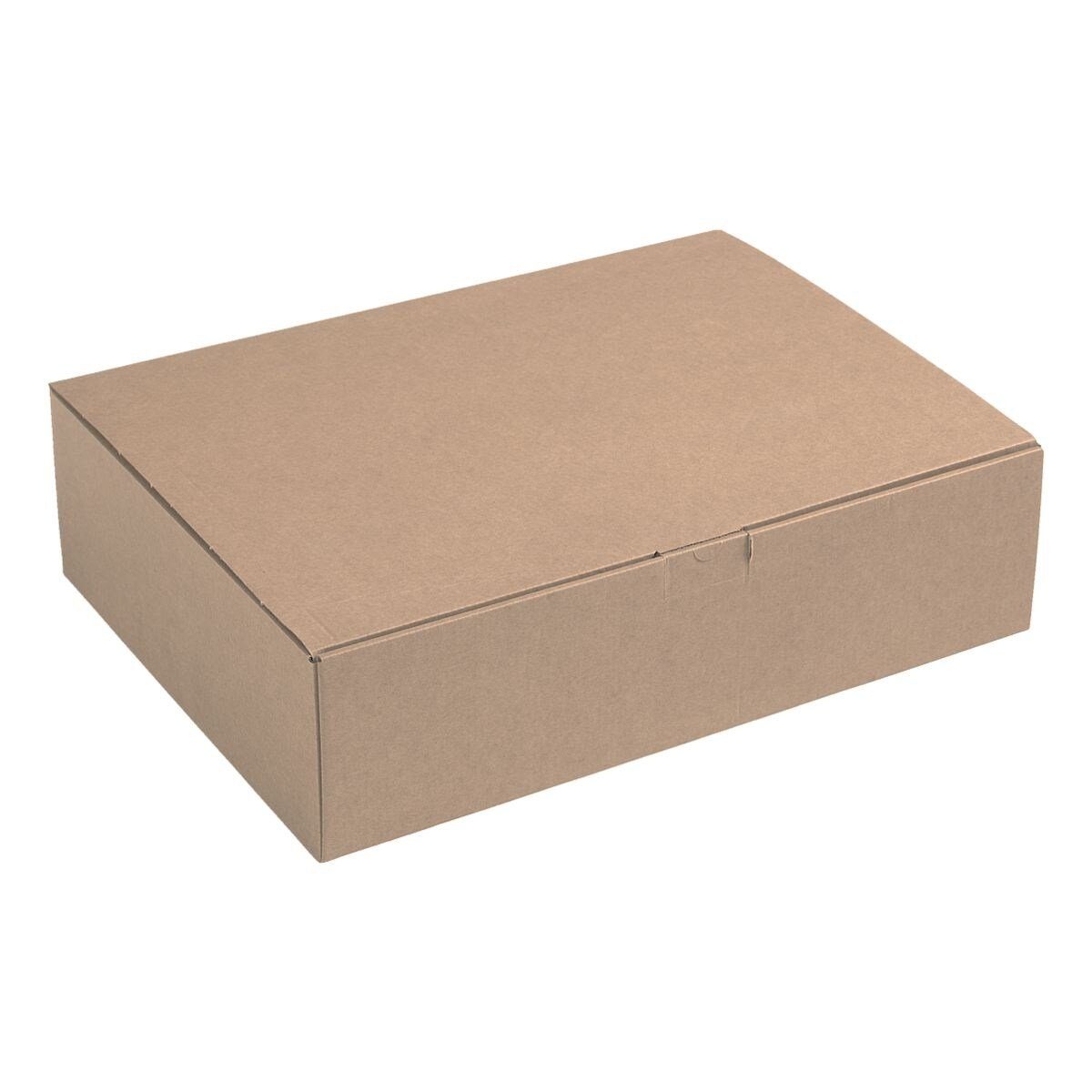 Quali Well Karton Versandbox VB-12, Mehrzweckkarton mit Klappdeckel, 20 Stück
