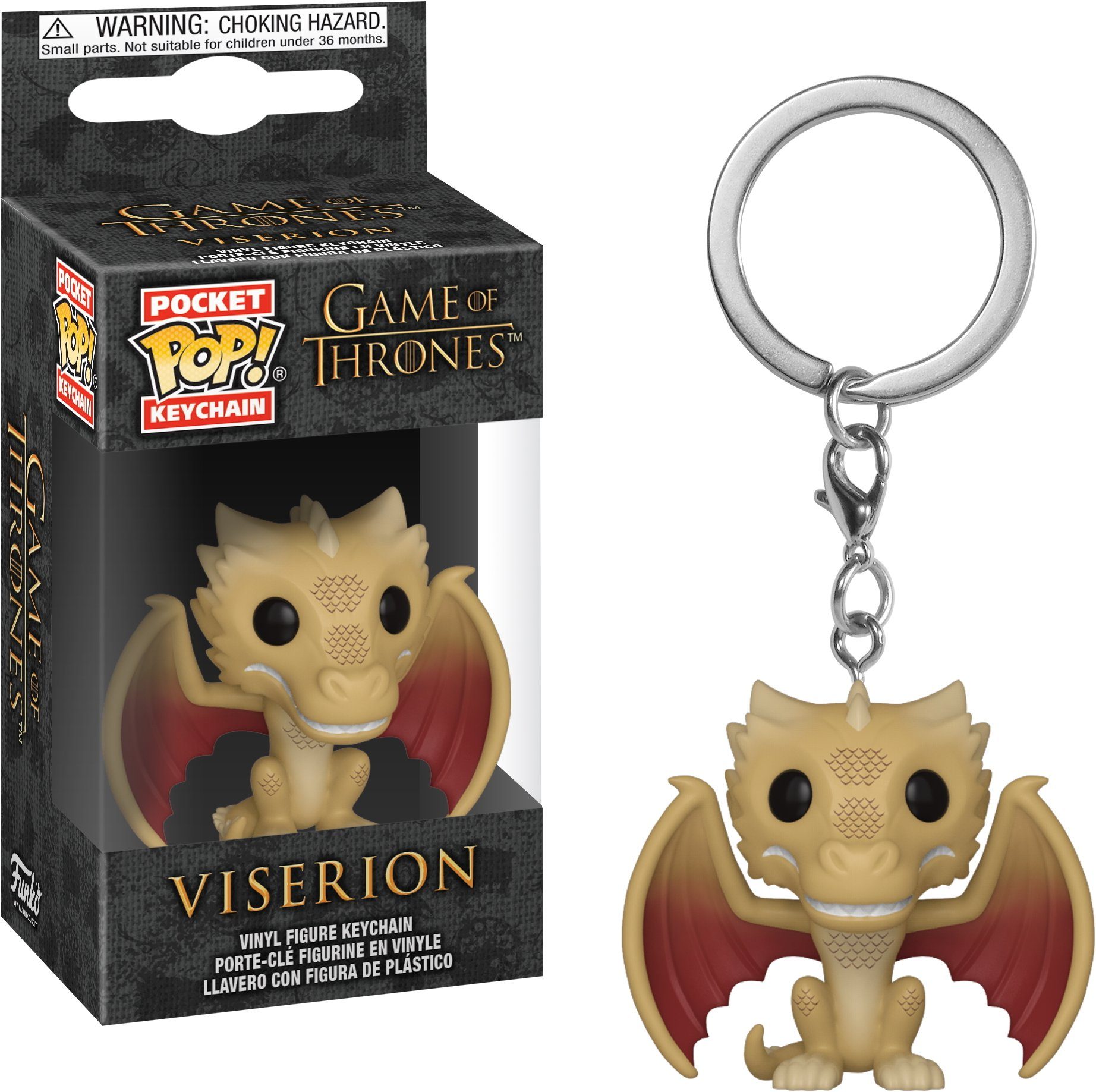 Funko Schlüsselanhänger Game Of Thrones - Viserion Pocket Pop!