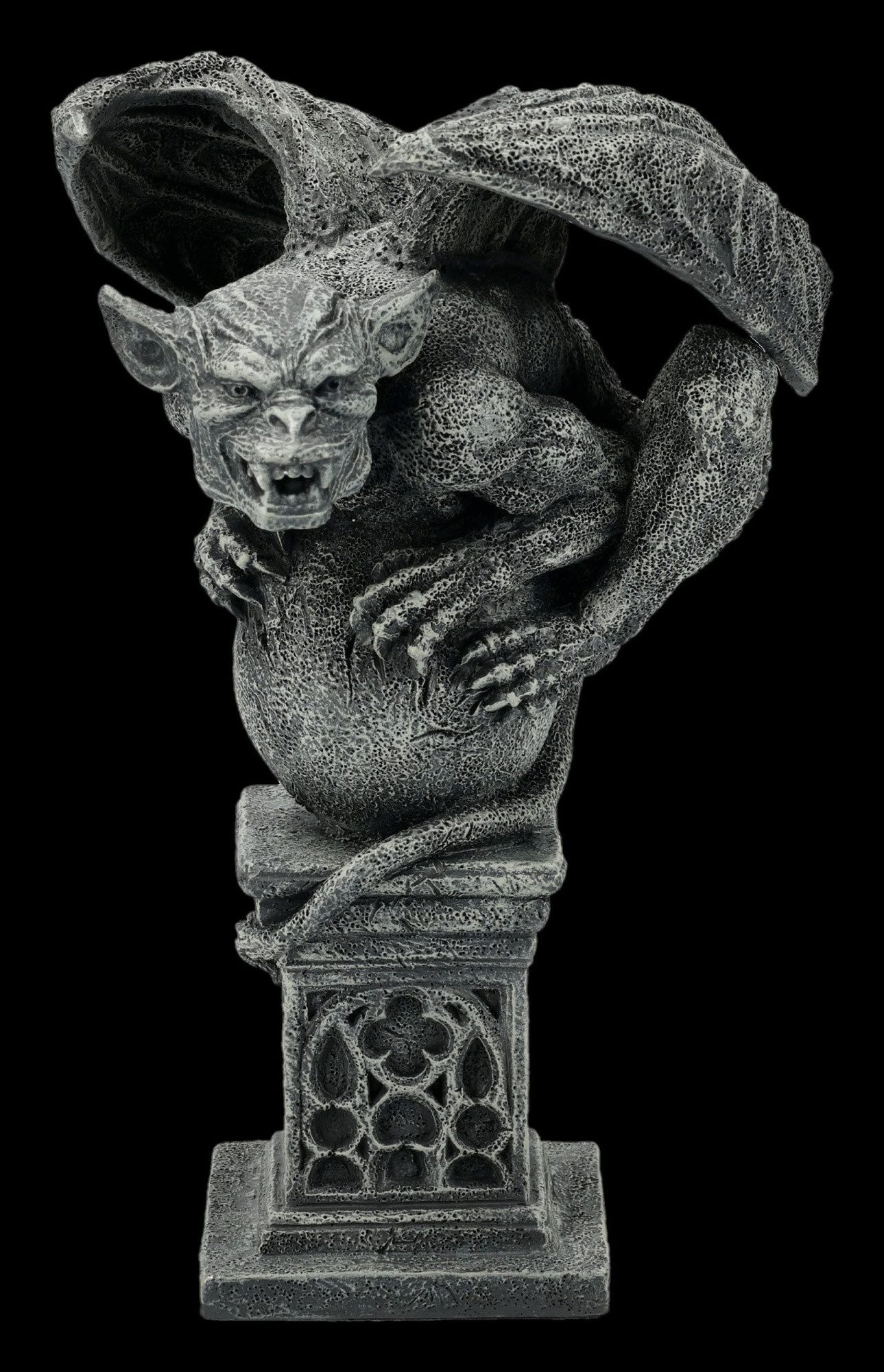Figuren Shop GmbH Fantasy-Figur Schattenwächter Morvak – Gargoyle Figur Fantasy Gothic Statue 19 cm