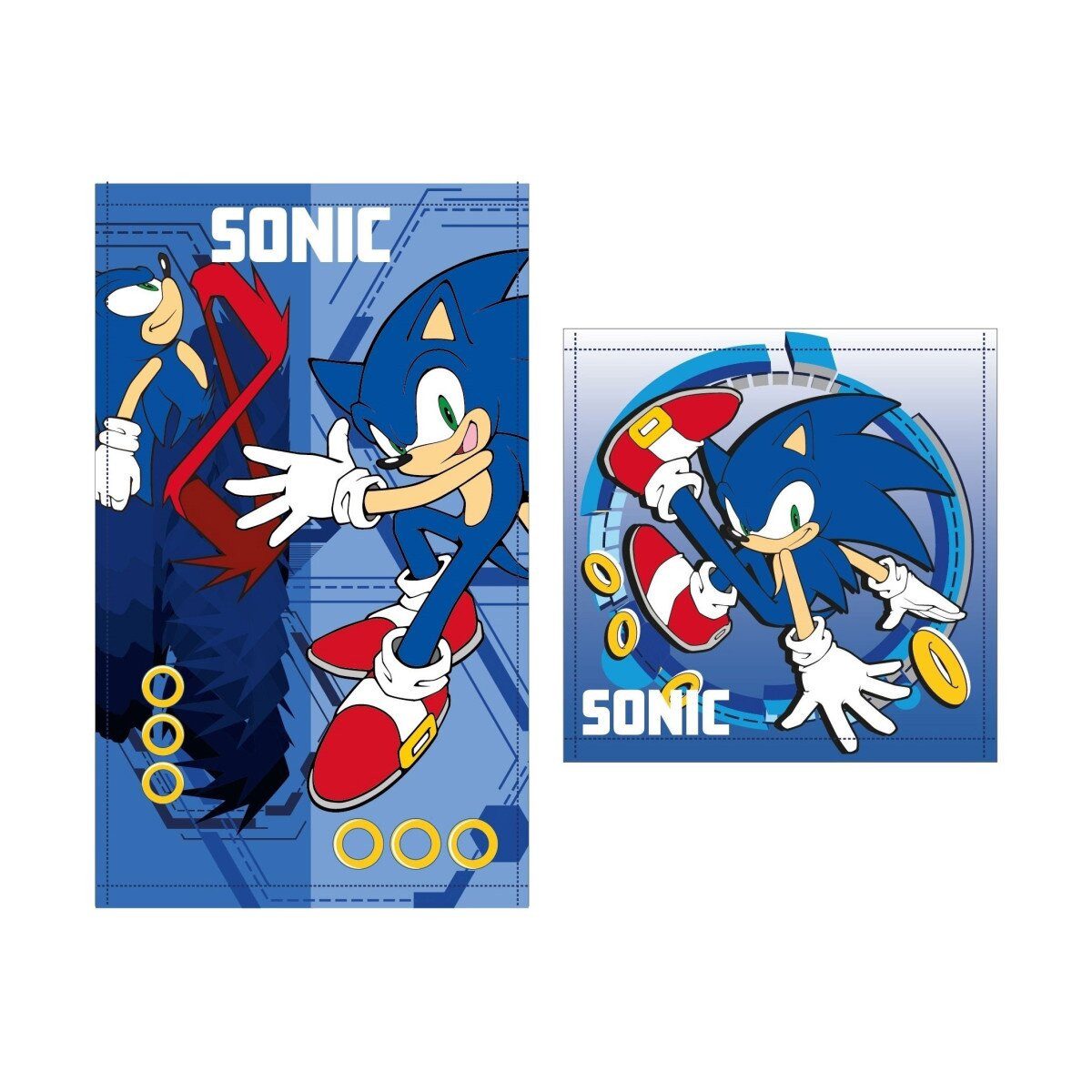Sonic Badetücher Sonic the Hedgehog Handtuchset günstig online kaufen