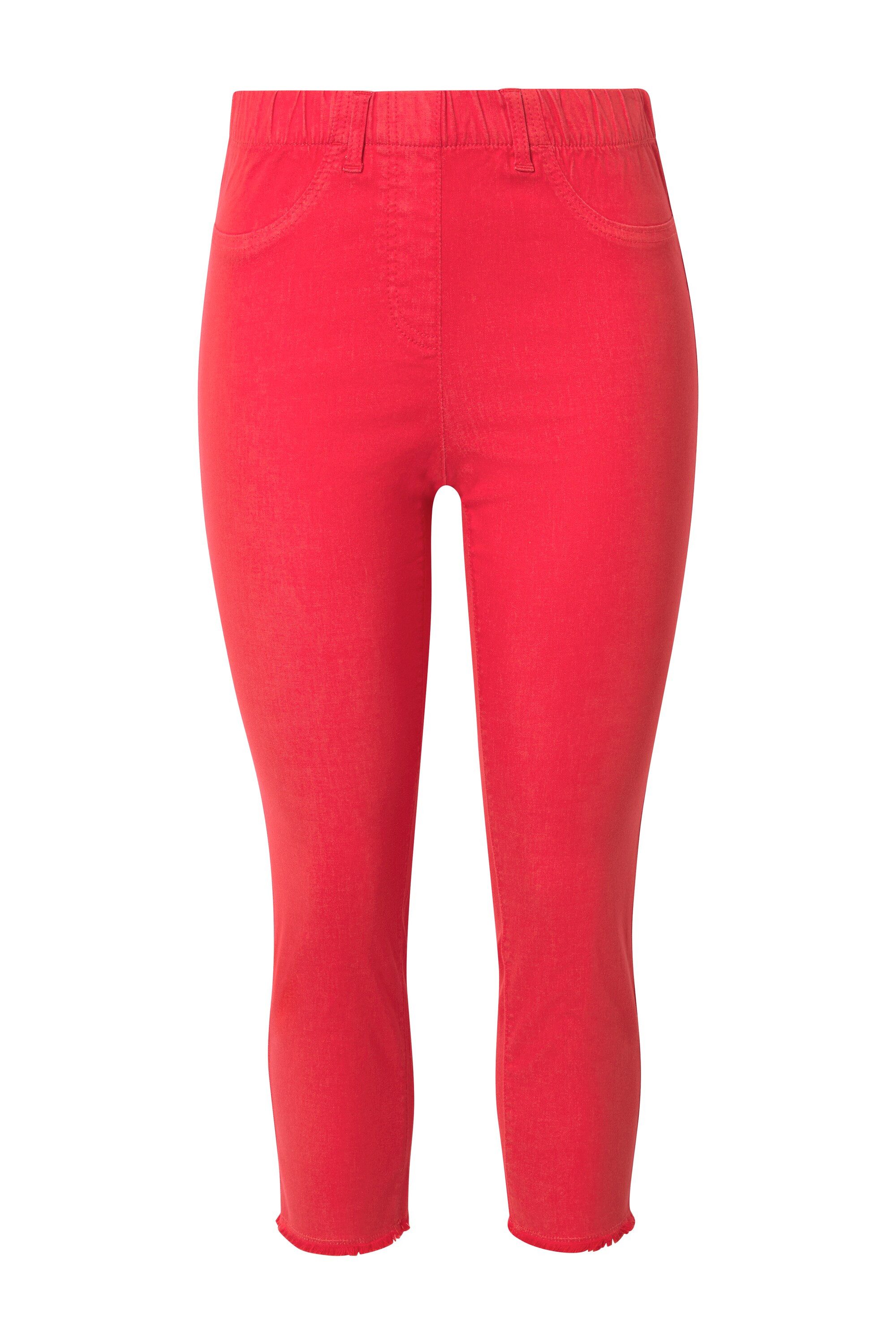 Ulla Popken 7/8-Hose 7/8-Hose Sienna Fransensaum günstig online kaufen