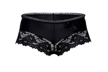 Róza Lingerie Panty Panty Sisi schwarz aus Spitze dehnbar Blumenmuster Stretch Höschen (einzel, 1-St)