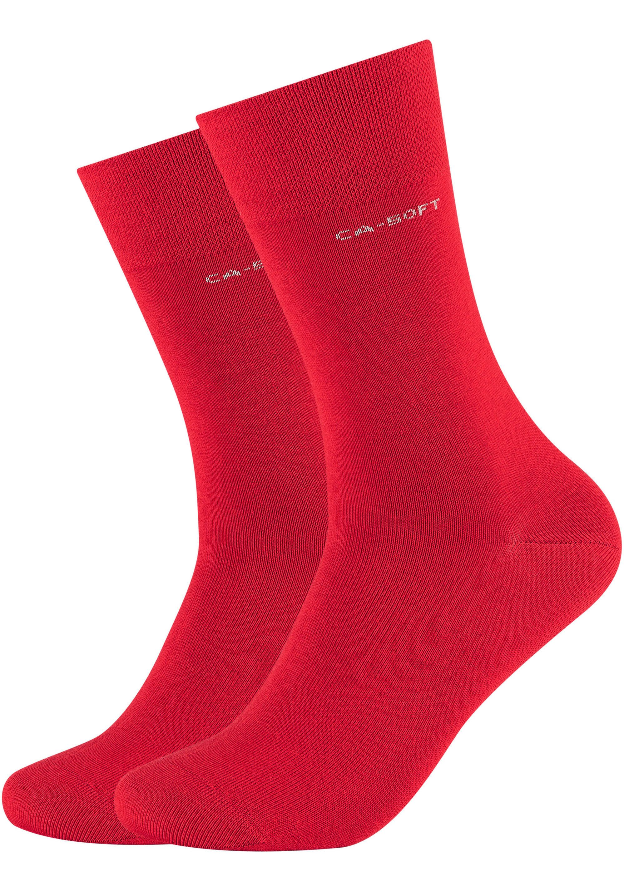 Camano Socken ca-soft (4 Paar) mit verstärktem Fersen- und Zehenbereich günstig online kaufen