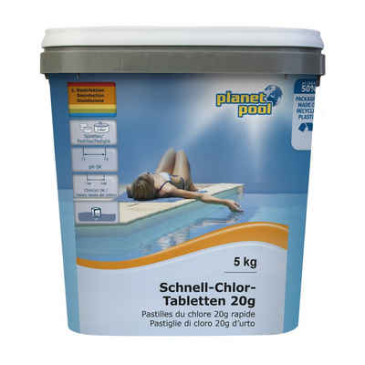 Planet Pool Poolpflege Planet Pool - Schnell-Chlor-Tabletten 20 g, 5 kg