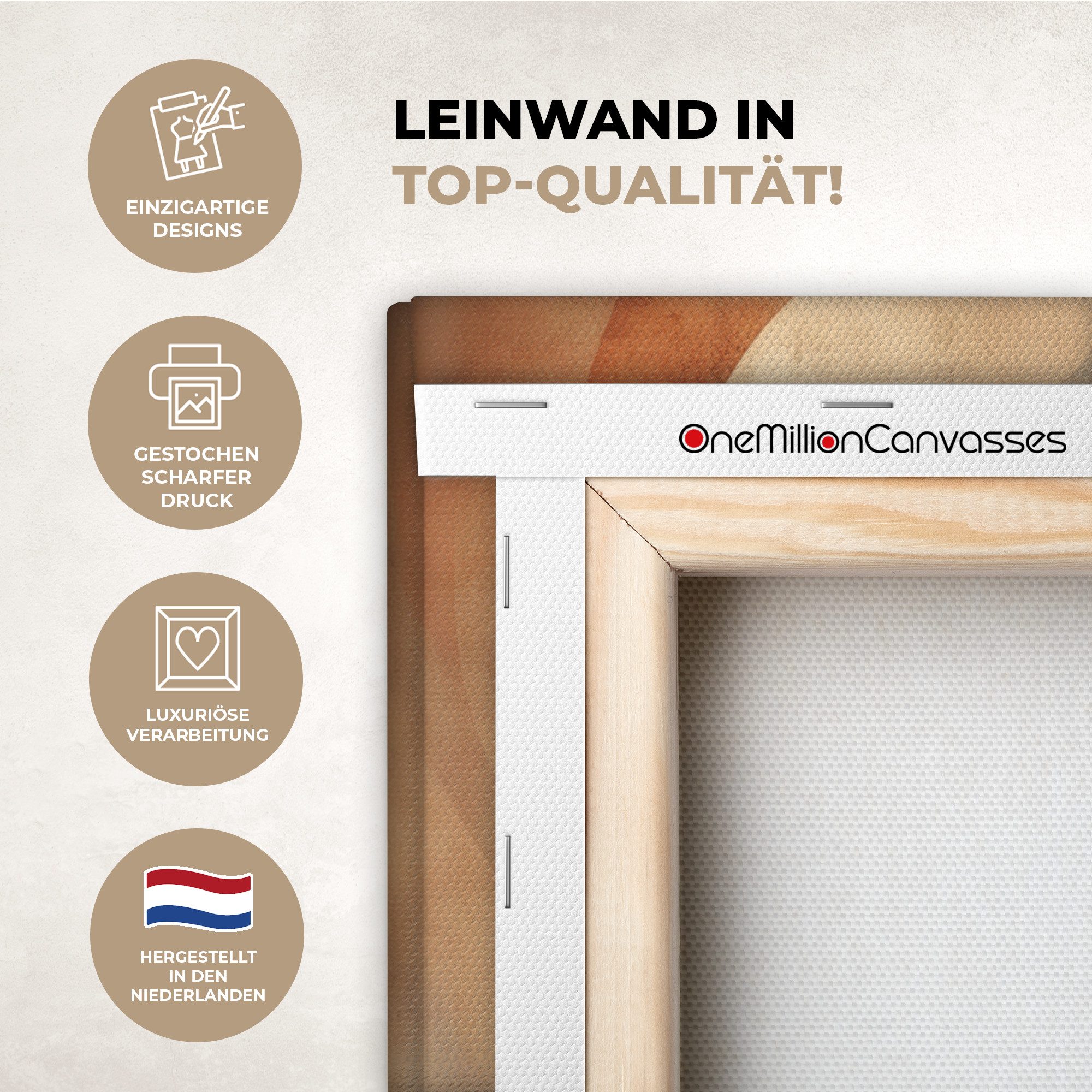 OneMillionCanvasses® Leinwandbild Klavier - Keyboards - Abstrakt, Fotodruck (1 St), Wandbild, Deko Schlafzimmer Wohnzimmer Flur 20x20 cm