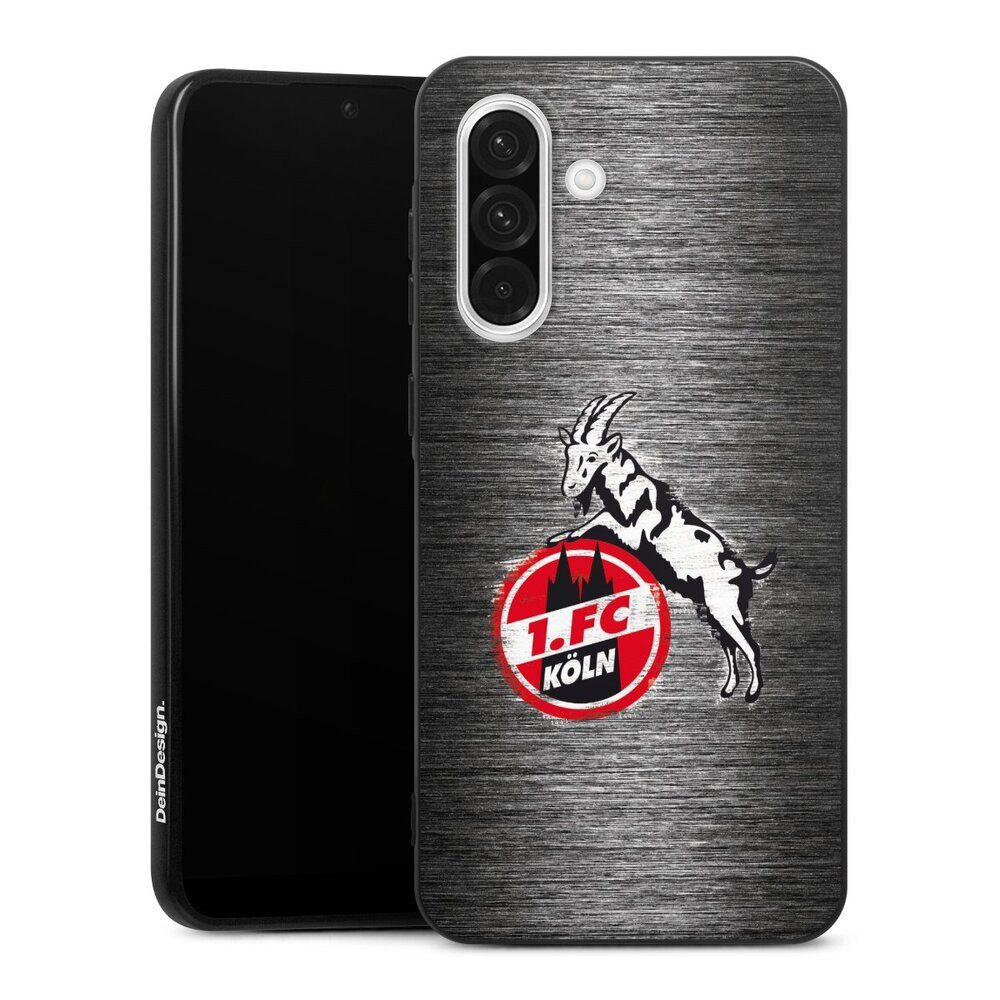 Handyhülle 1. FC Köln Metallic Look Offizielles Lizenzprodukt Metal Scratch 1.FC