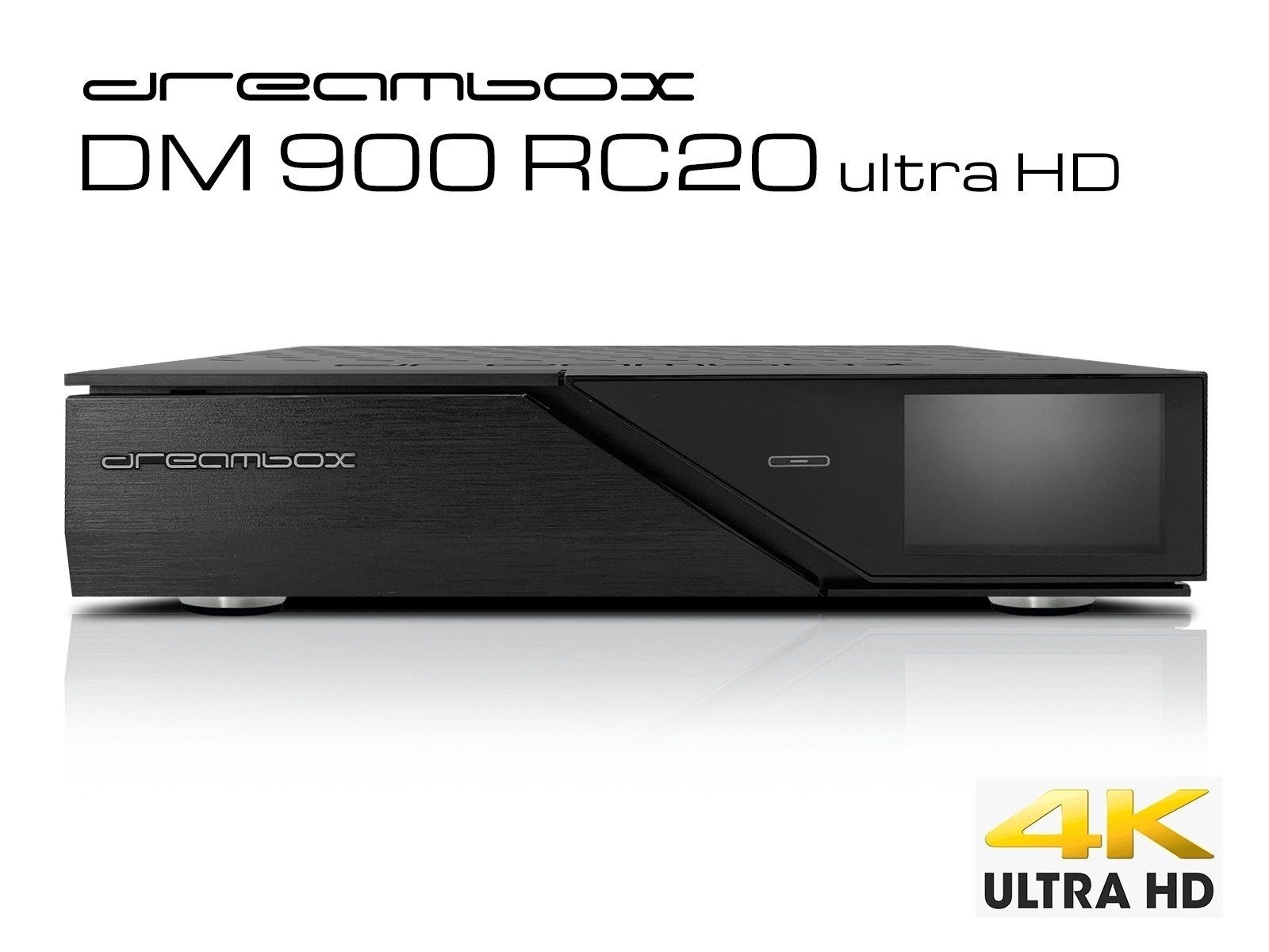 Dreambox DM900 RC20 UHD 4K 1x Dual DVB-S2X MS Tuner E2 Linux PVR ready Satellitenreceiver