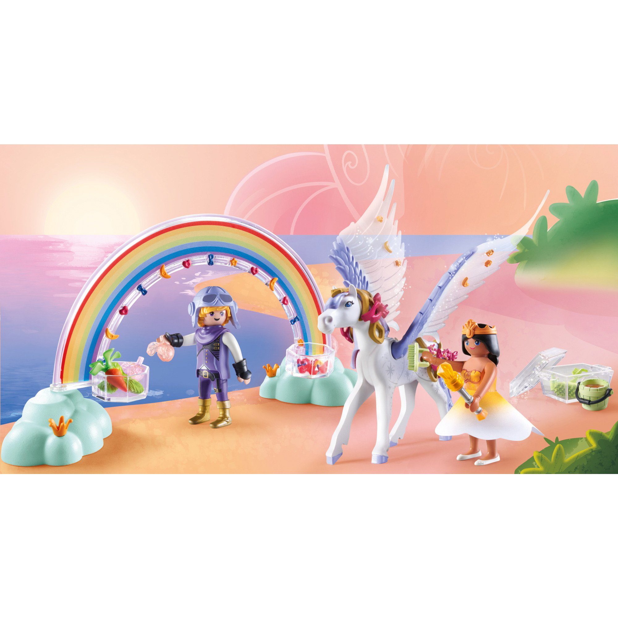 Playmobil® PLAYMOBIL Princess Magic Himmlischer Pegasus mit Konstruktions-Spielset