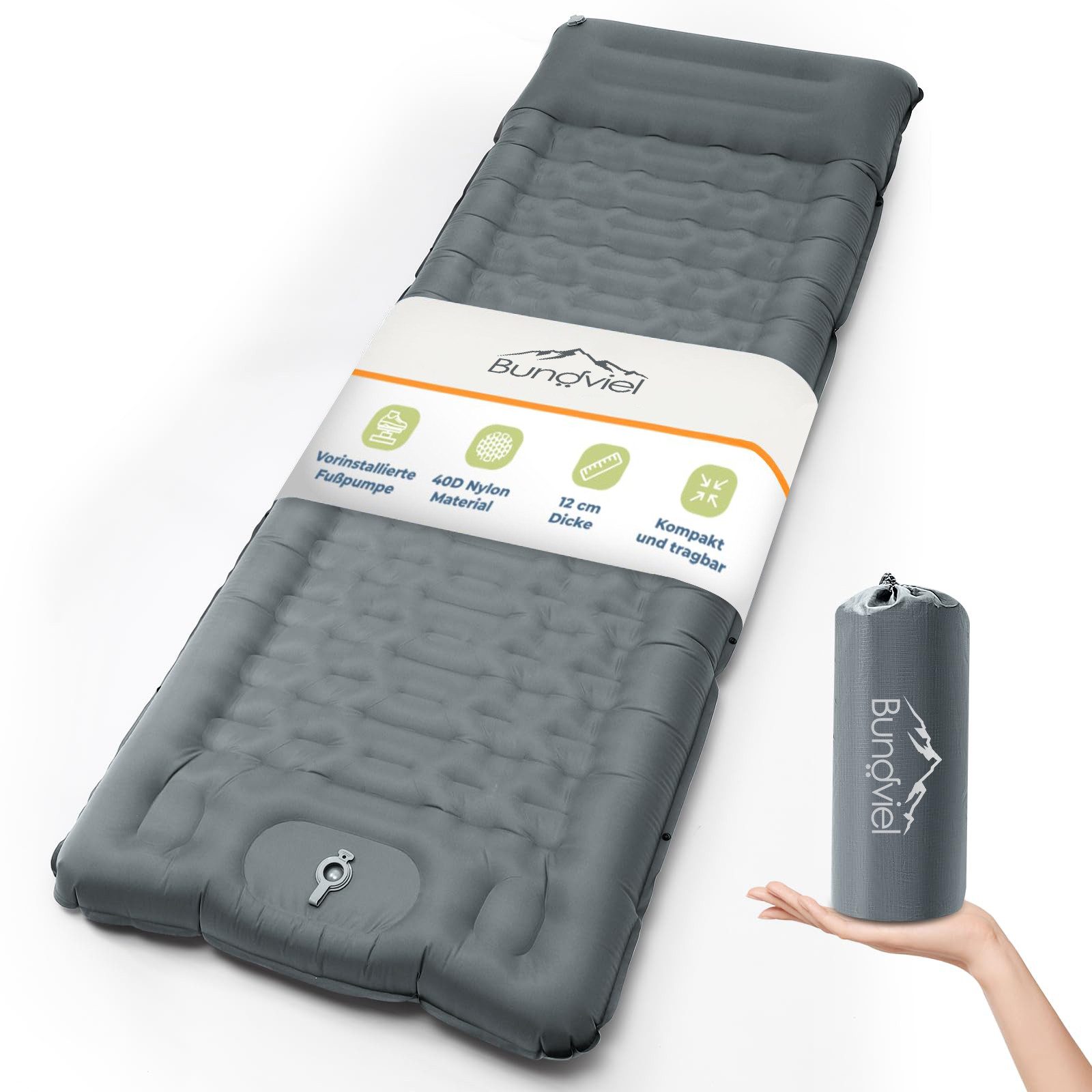 YI Luftbett Isomatte Ultraleicht 12cm dick,faltbar günstig online kaufen
