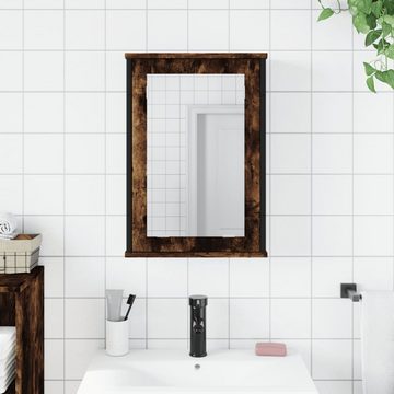 vidaXL Schminktisch Bad-Spiegelschrank Räuchereiche 42x12x60 cm Holzwerkstoff