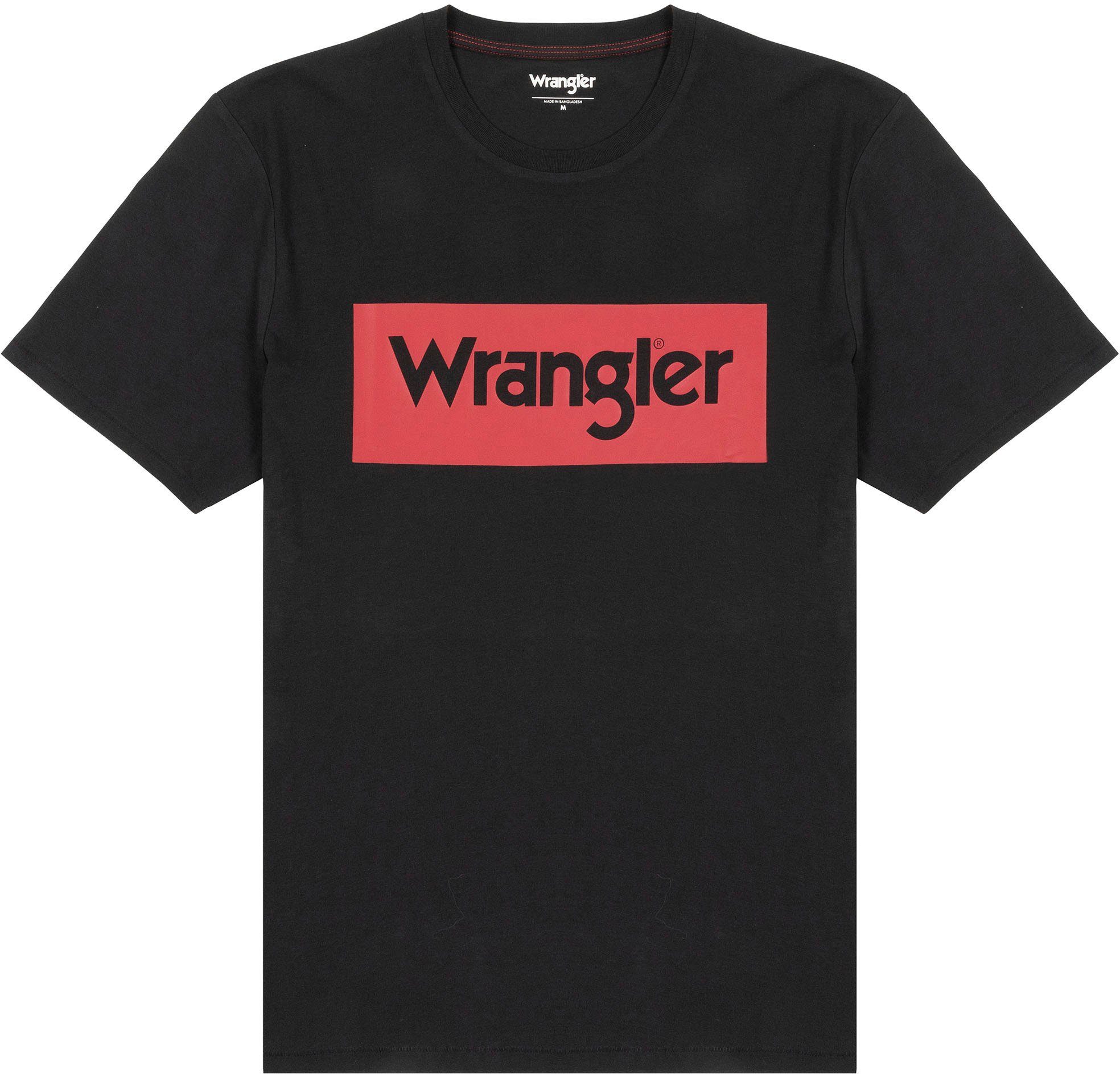 Wrangler T-Shirt Logo faded black