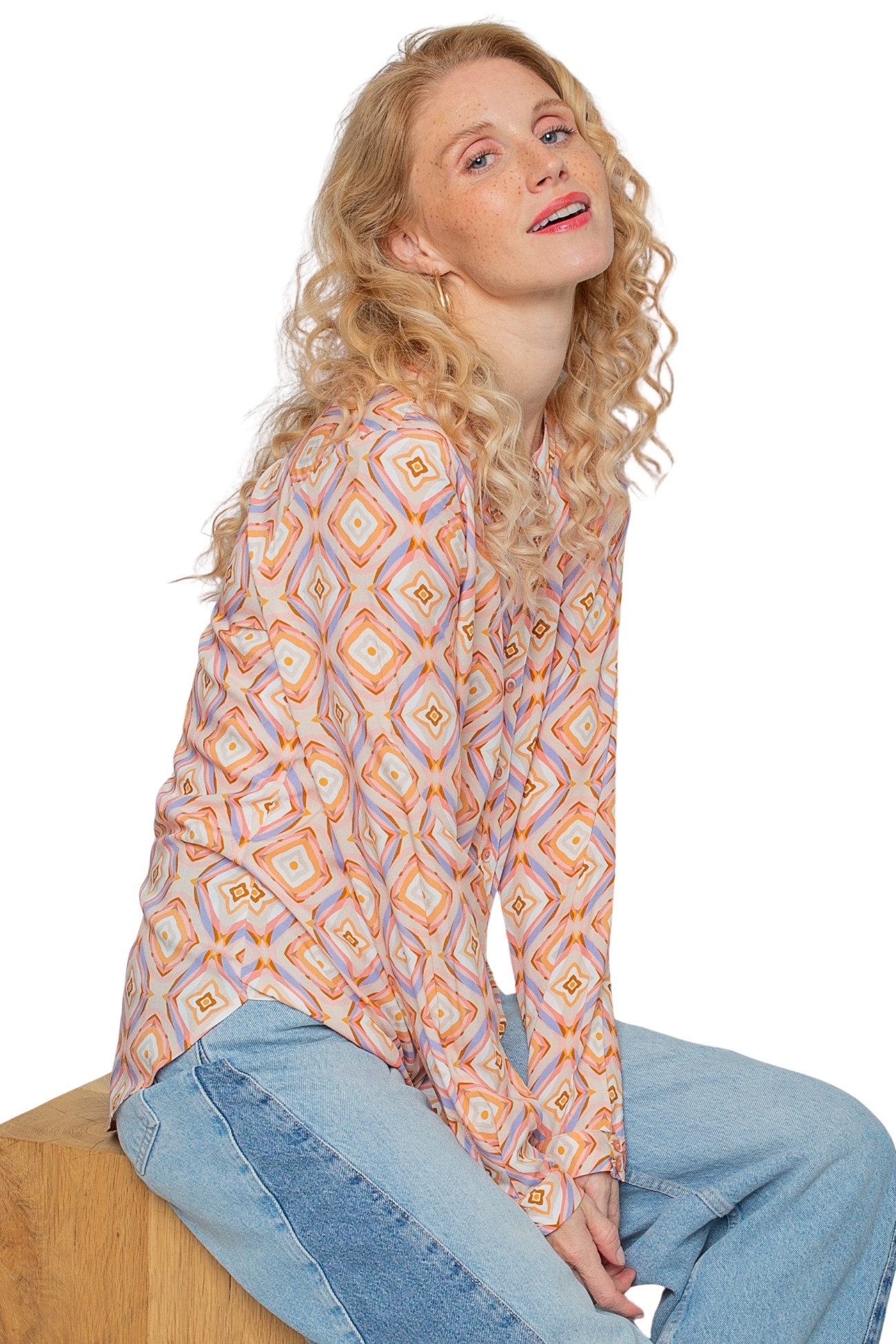 Emily Van Den Bergh Schlupfbluse Damenbluse 8799-920