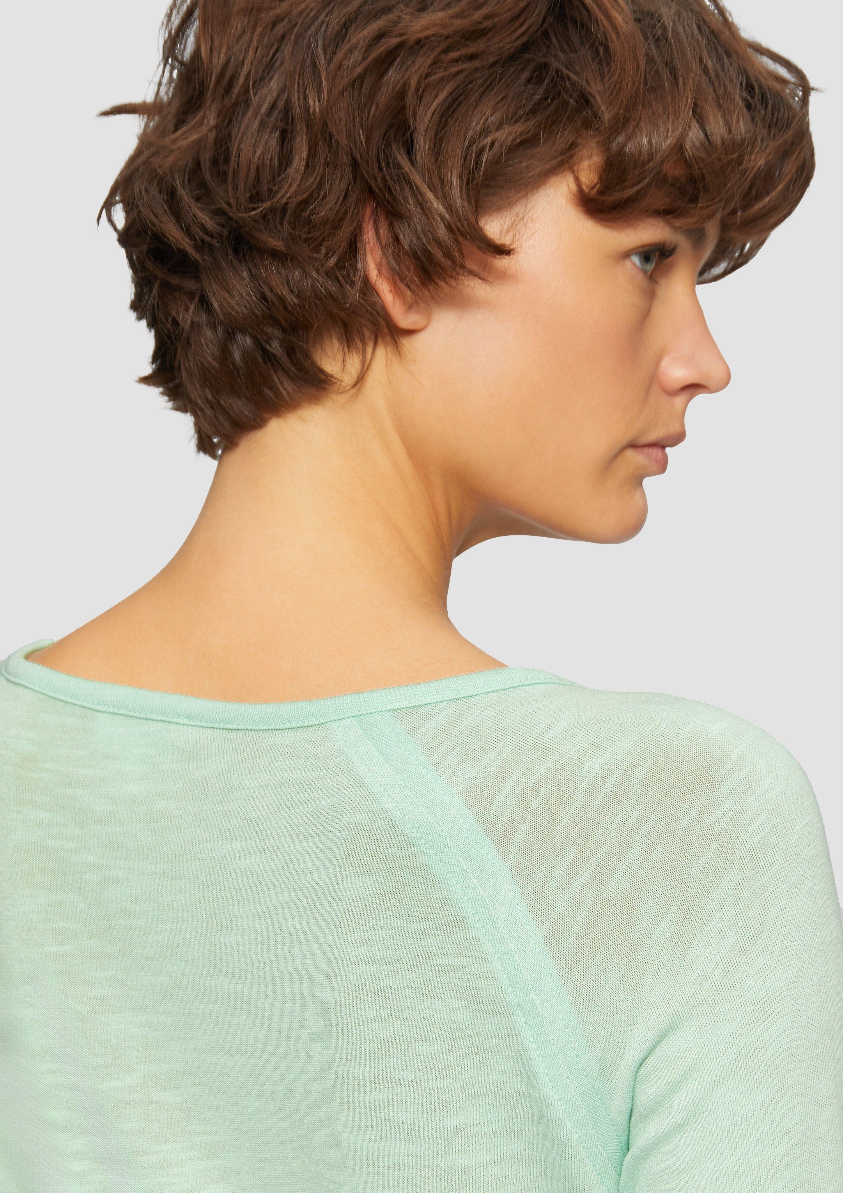 s.Oliver Langarmshirt Langarmshirt mit Raglanärmeln und günstig online kaufen