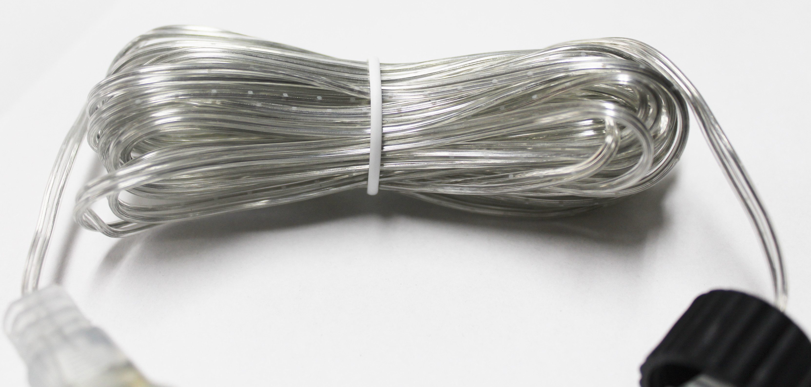Arnusa Verlängerungskabel 2 Pin DC Lichterkette Transparent Verlängerungskabel, 2-Pin, 2-Pin (1000 cm), für Innen und Außen – Bild 4 von 4