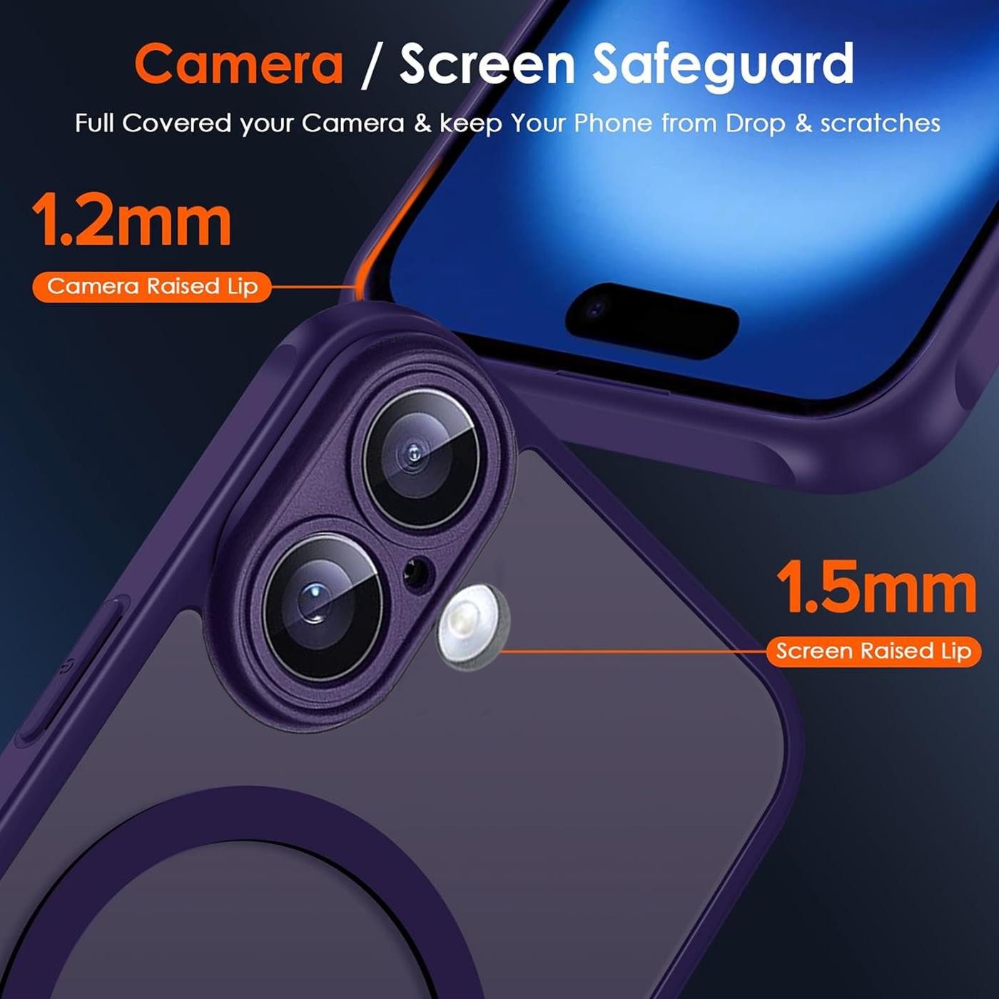 CoolGadget Handyhülle für Apple iPhone 17, Kamera Schutz Hülle Silikon Hard Case Schutzhülle für Magsafe Zubehör