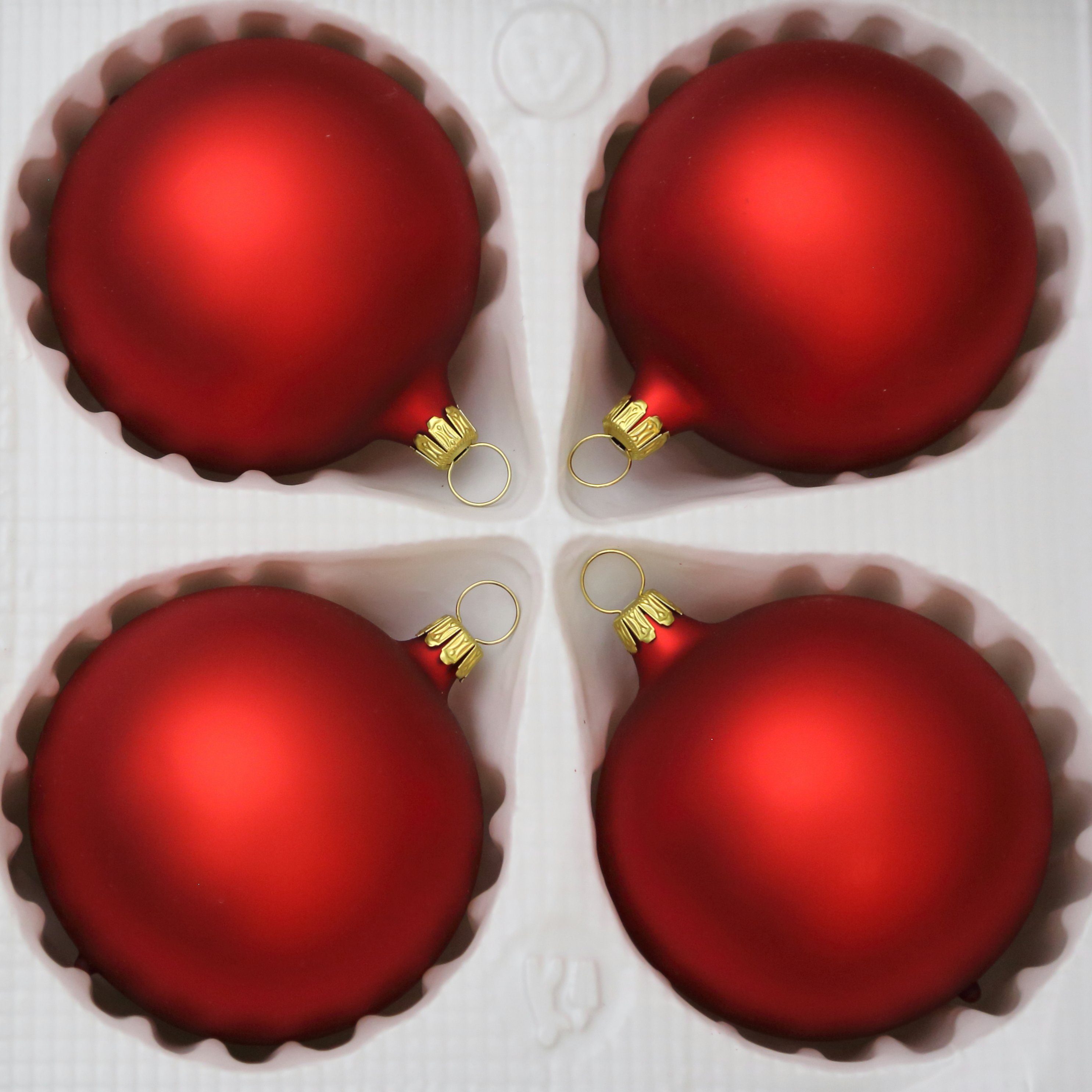 Lauschaer Glas Christbaumschmuck Christbaumschmuckkugeln in verschiedenen Farben und Größen