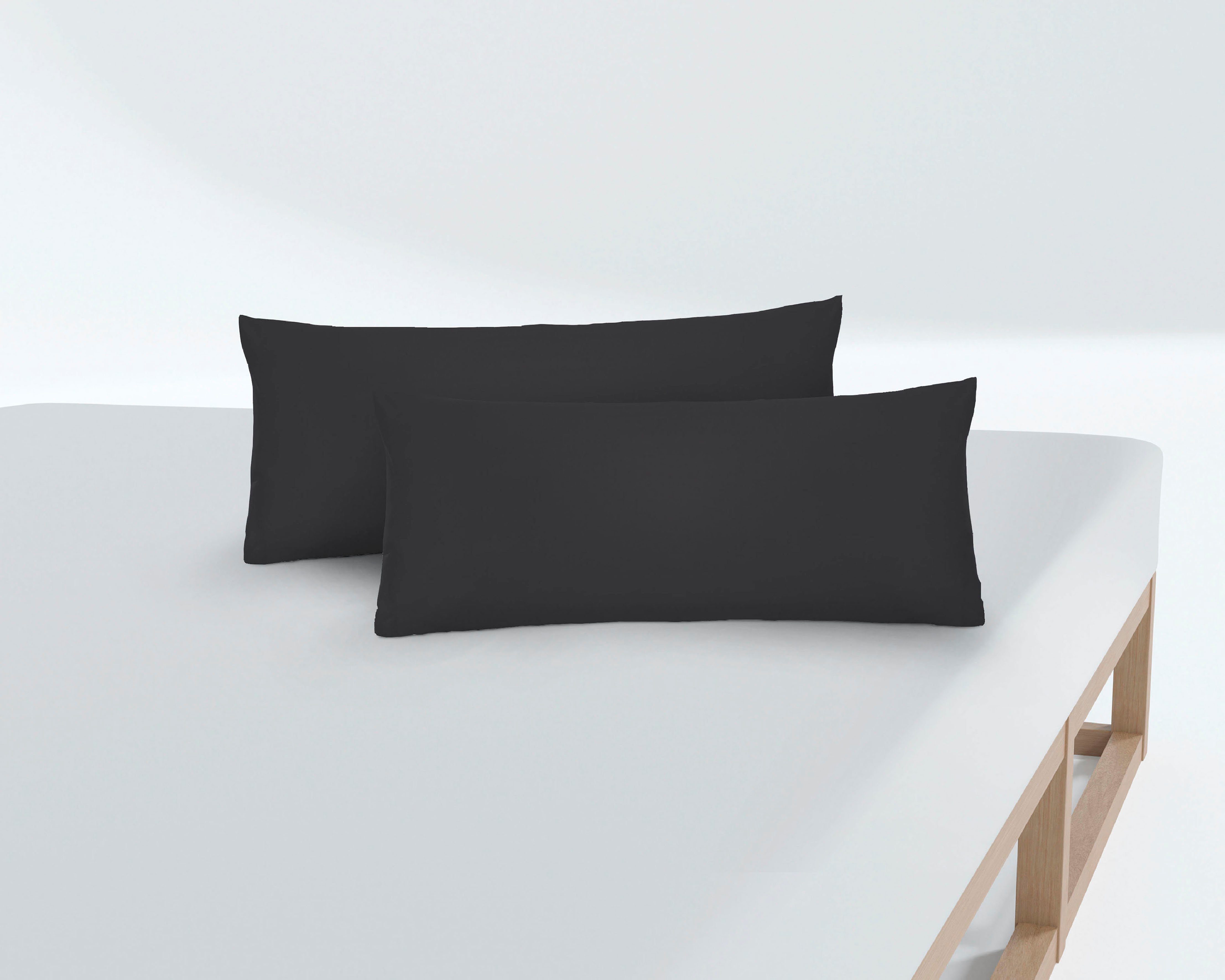 Biberna Kissenbezug Michi Feinjersey mit Reißverschluss, (2 Stück), verschi günstig online kaufen