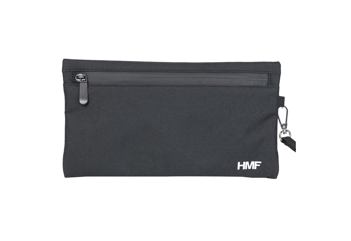 HMF Leckerlibeutel Geruchsdichte Tasche, Leckerlibeutel für Hunde, Größe M, Polyester, Schwarz